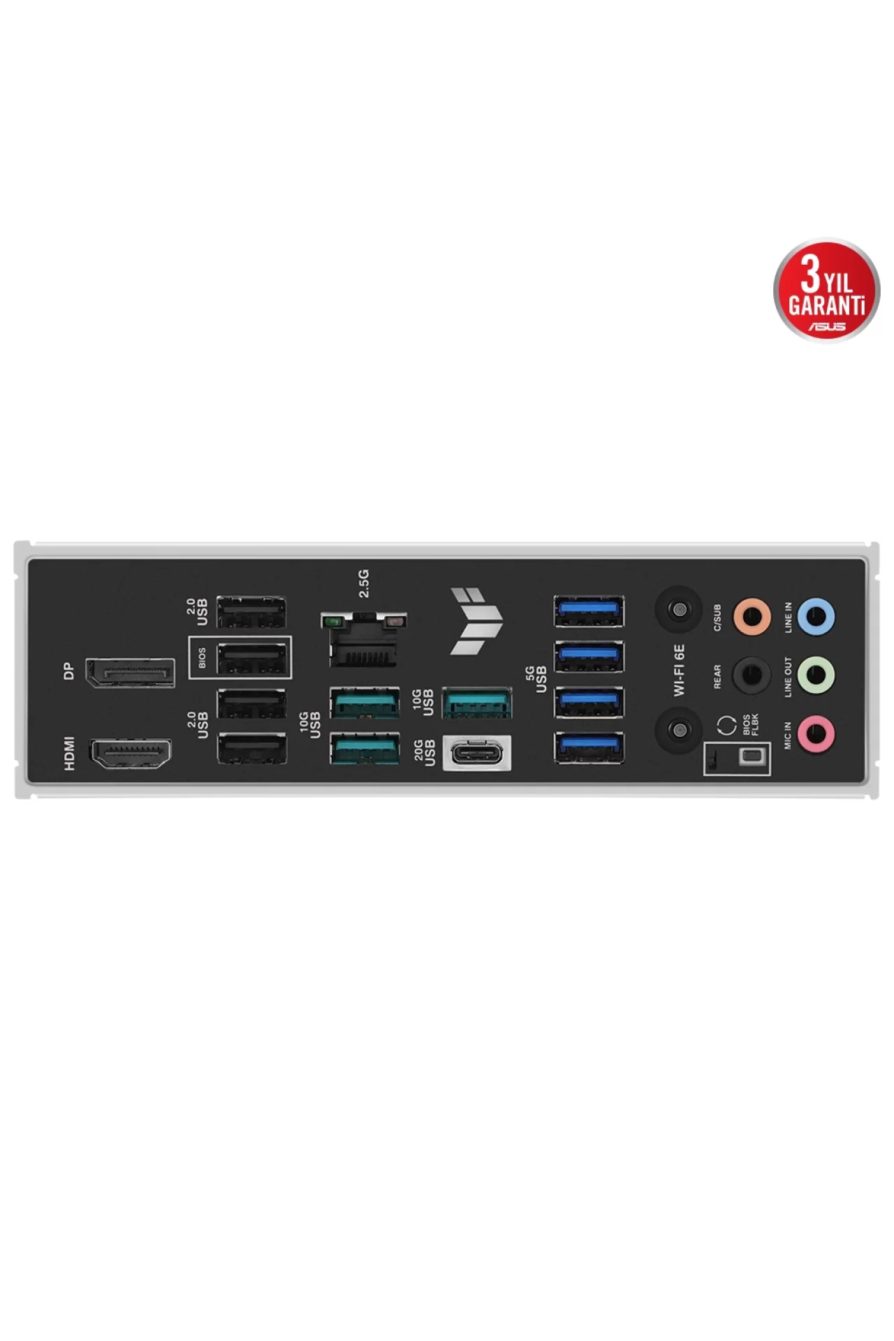 Asus TUF Gaming B850M-PLUS WiFi 8000MHz (OC) DDR5 Soket AM5 M.2 HDMI DP mATX Anakart