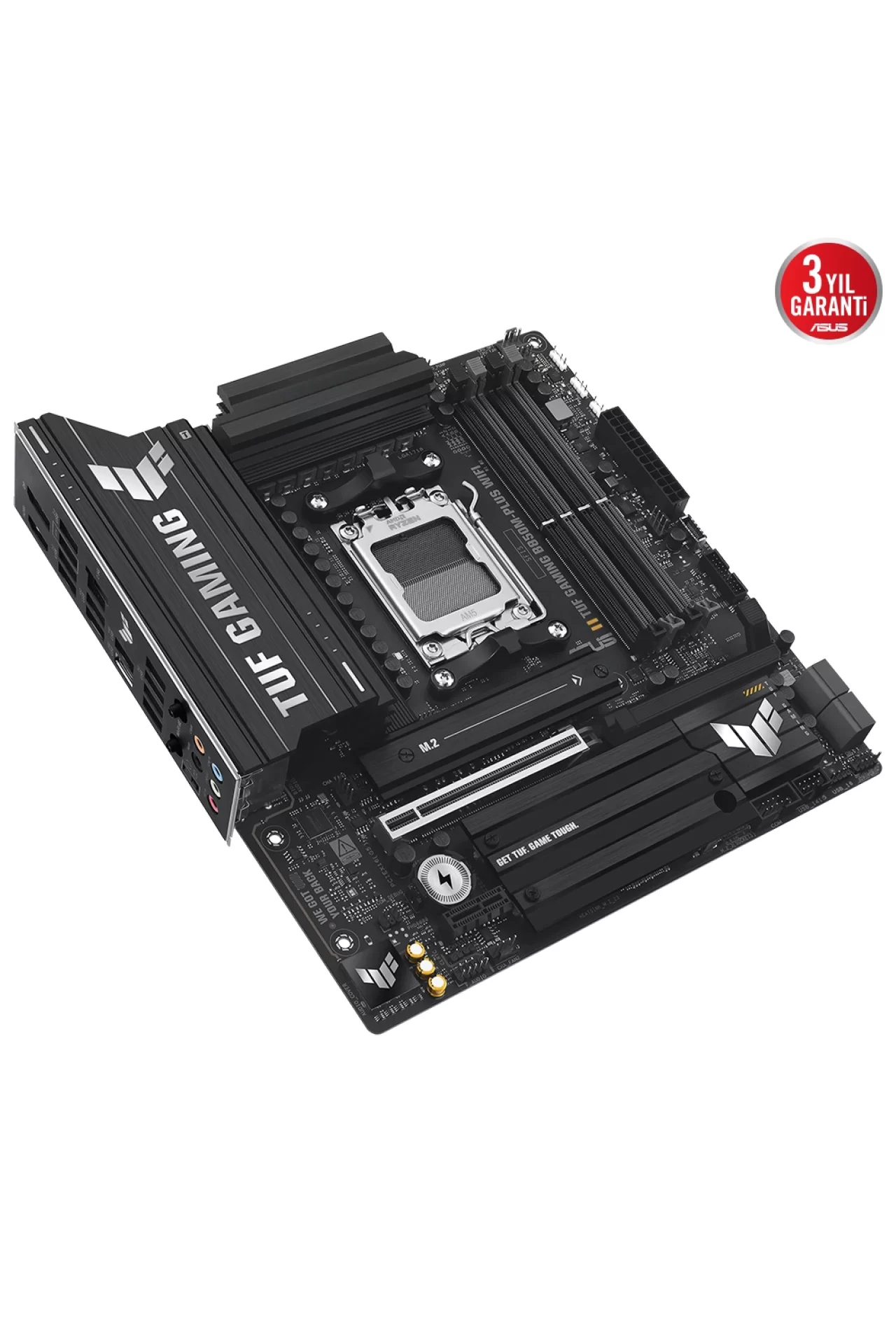 Asus TUF Gaming B850M-PLUS WiFi 8000MHz (OC) DDR5 Soket AM5 M.2 HDMI DP mATX Anakart