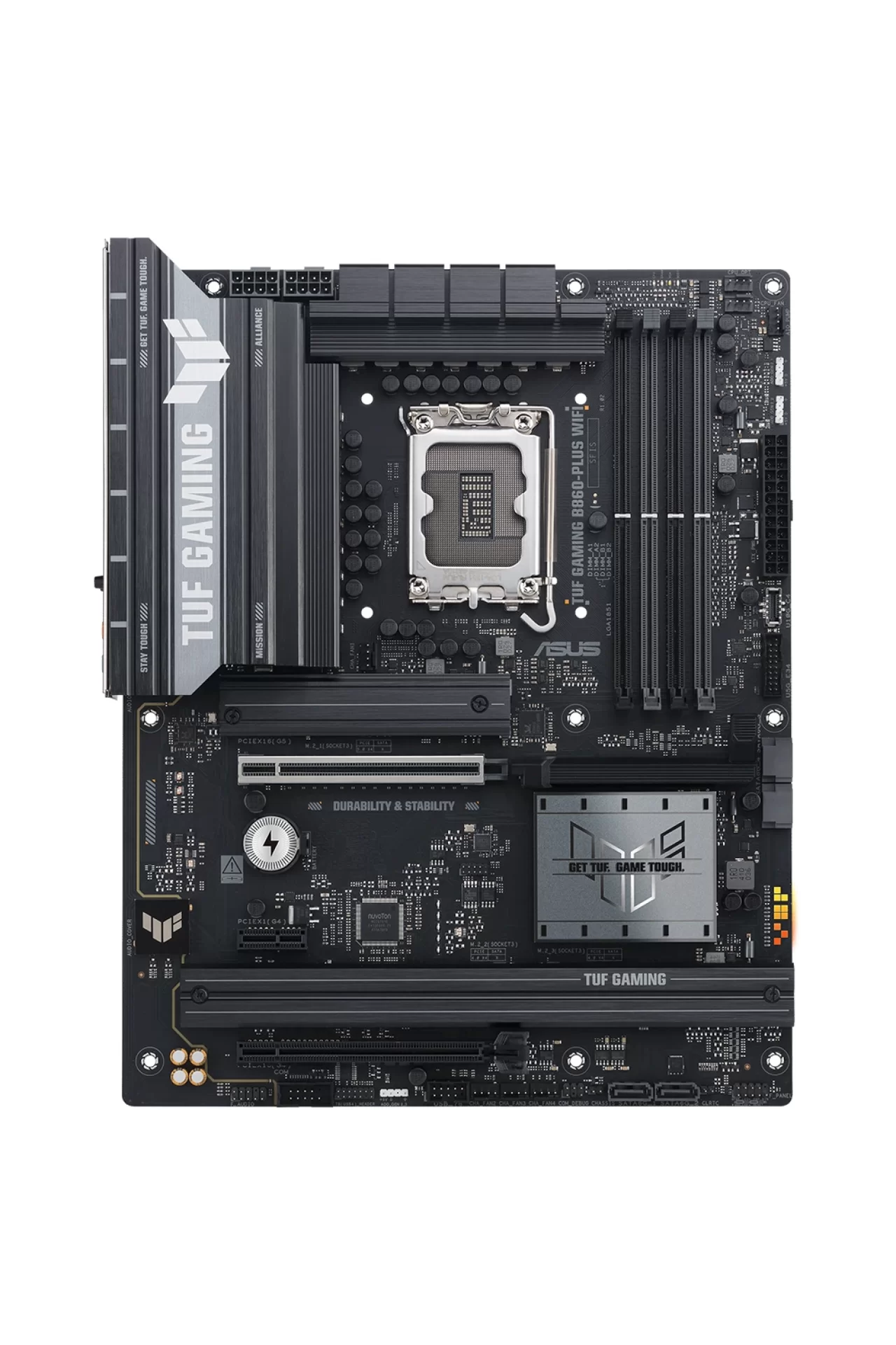 Asus TUF Gaming B860-PLUS WiFi 8666MHz (OC) DDR5 Soket LGA1851 M.2 HDMI DP ATX Anakart