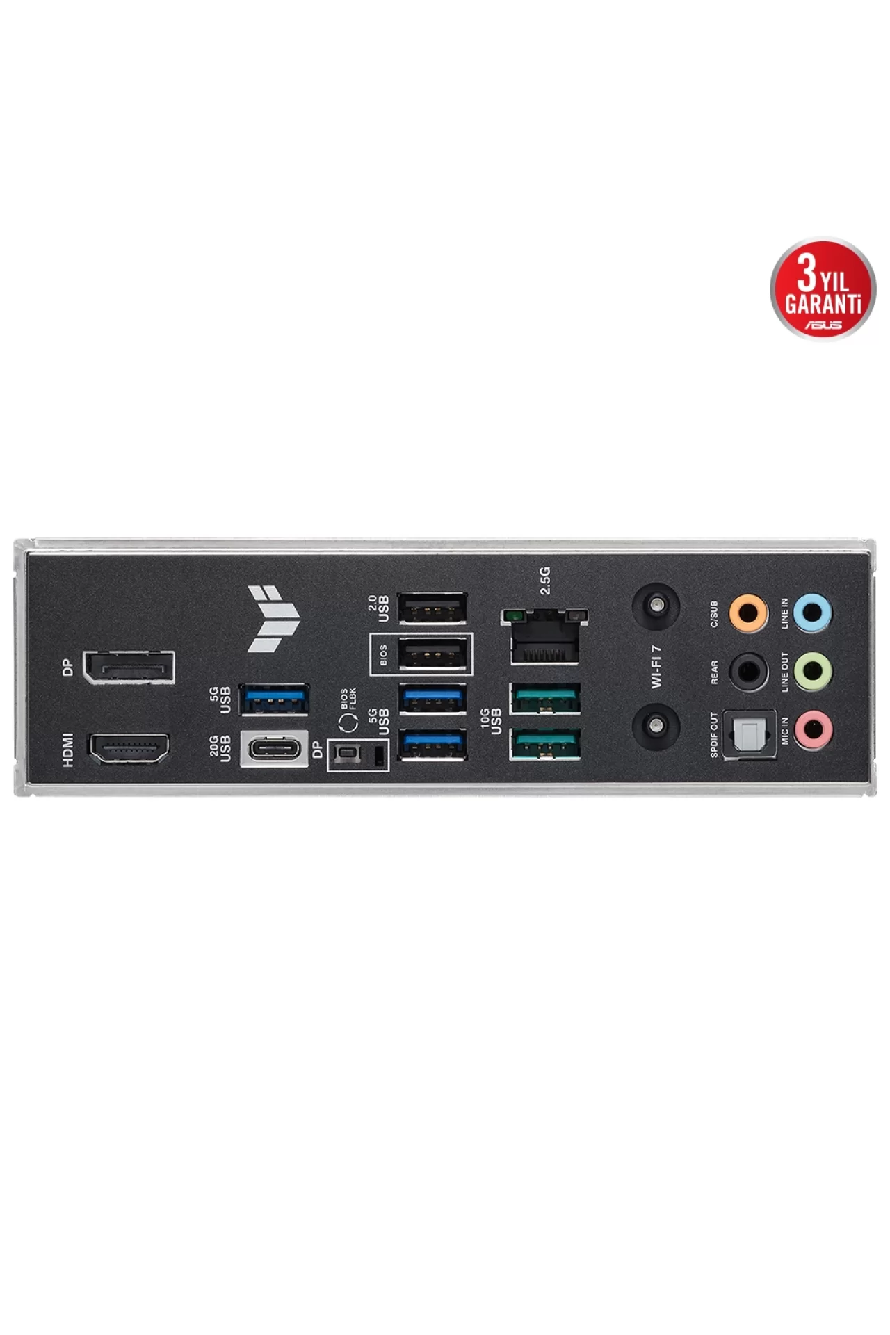 Asus TUF Gaming B860-PLUS WiFi 8666MHz (OC) DDR5 Soket LGA1851 M.2 HDMI DP ATX Anakart