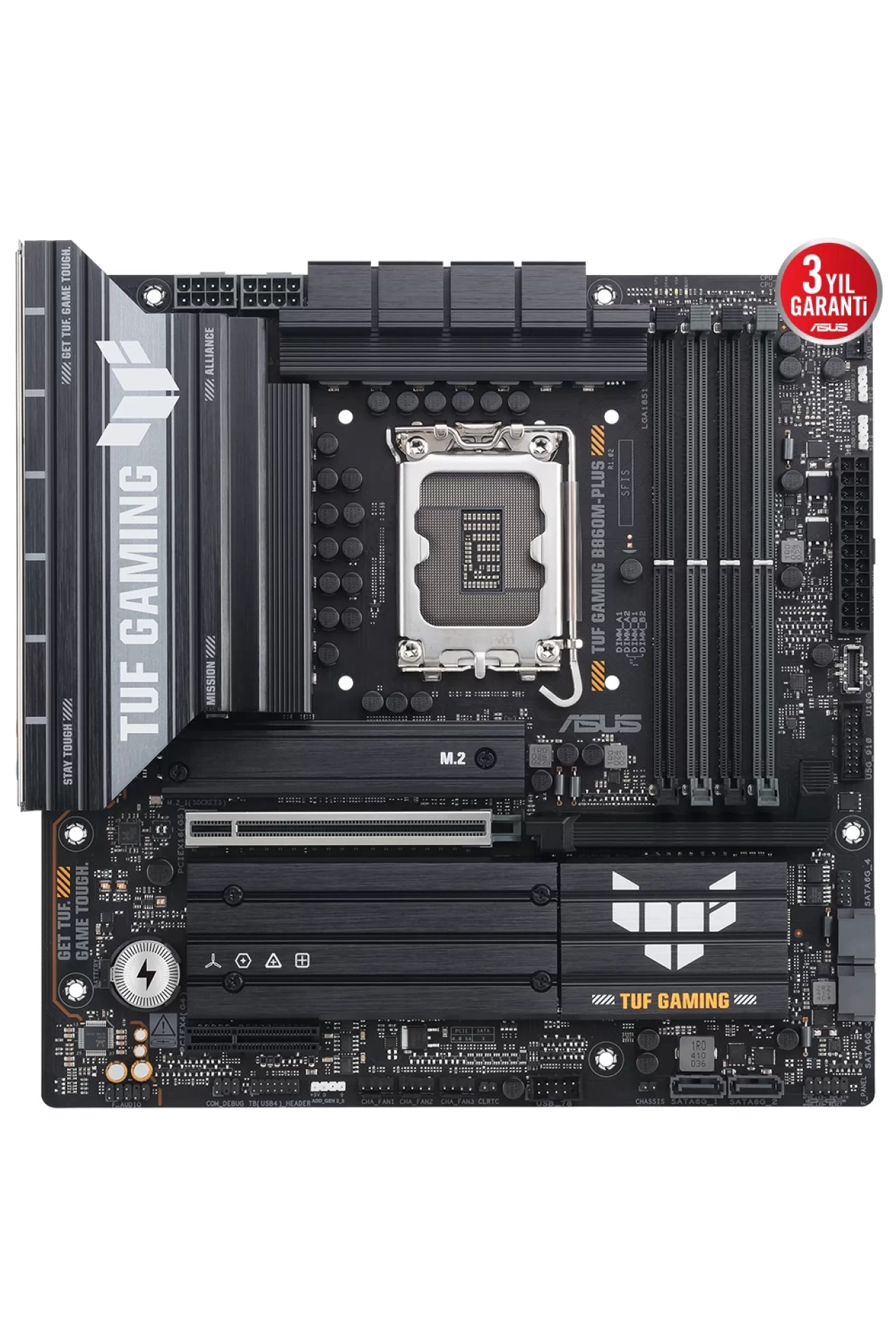 Asus TUF Gaming B860M-PLUS 8800MHz (OC) Anakart