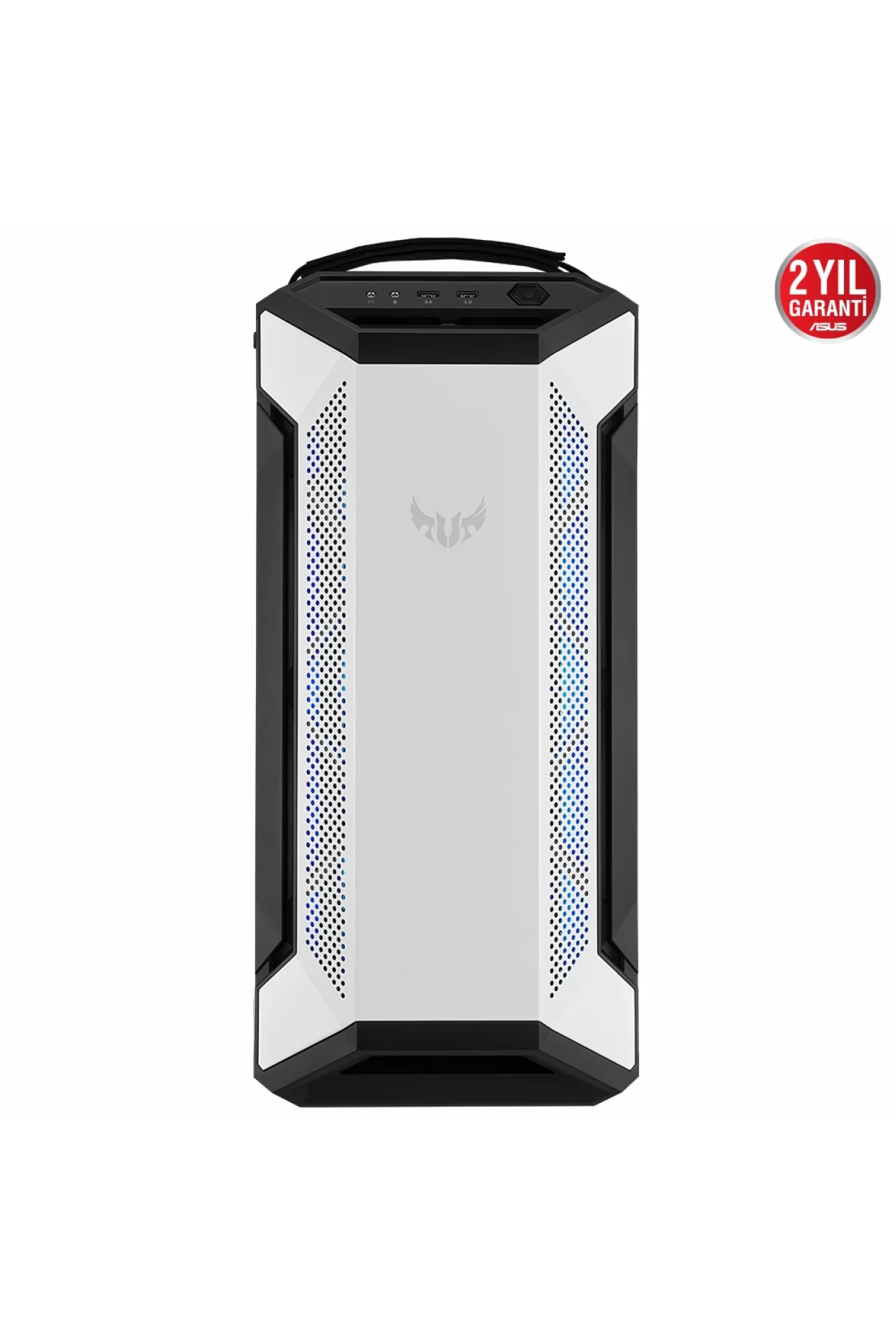 Asus TUF Gaming GT501 White Edition RGB Tempered Glass Mid Tower Kasa