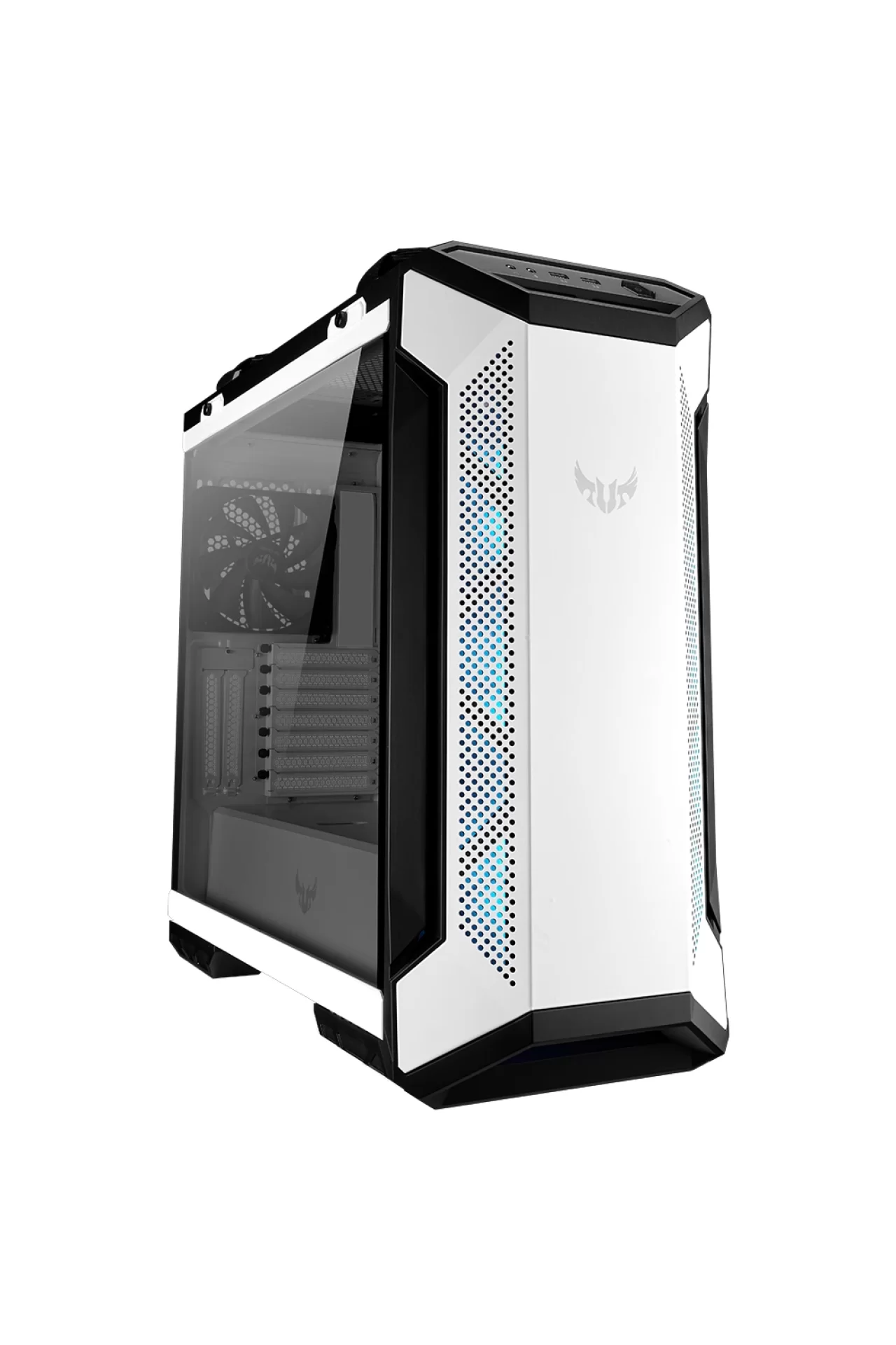Asus TUF Gaming GT501 White Edition RGB Tempered Glass Mid Tower Kasa