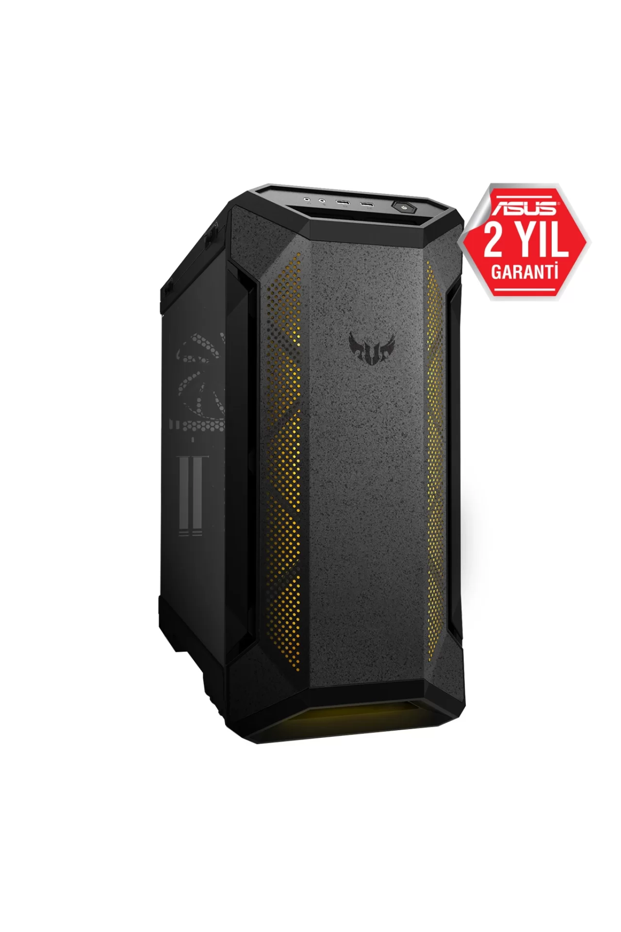 Asus TUF Gaming GT501 White Edition RGB Tempered Glass Mid Tower Kasa