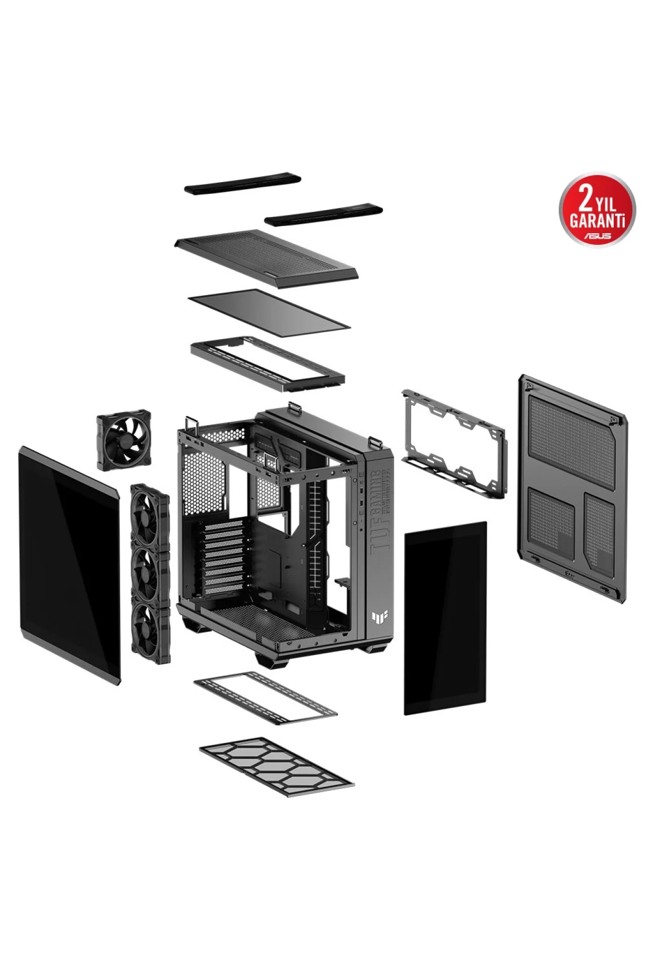 Asus TUF Gaming GT502 Horizon ARGB Siyah Kasa