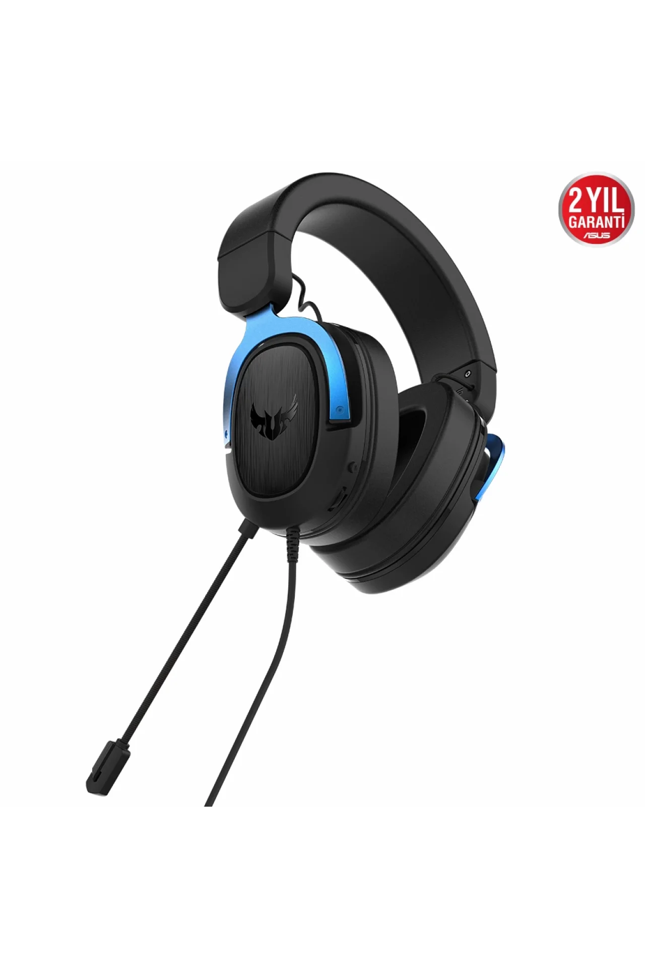 Asus TUF Gaming H3 Gun Metal 7.1 Surround Oyuncu Kulaklık (90YH028G-B1UA00)