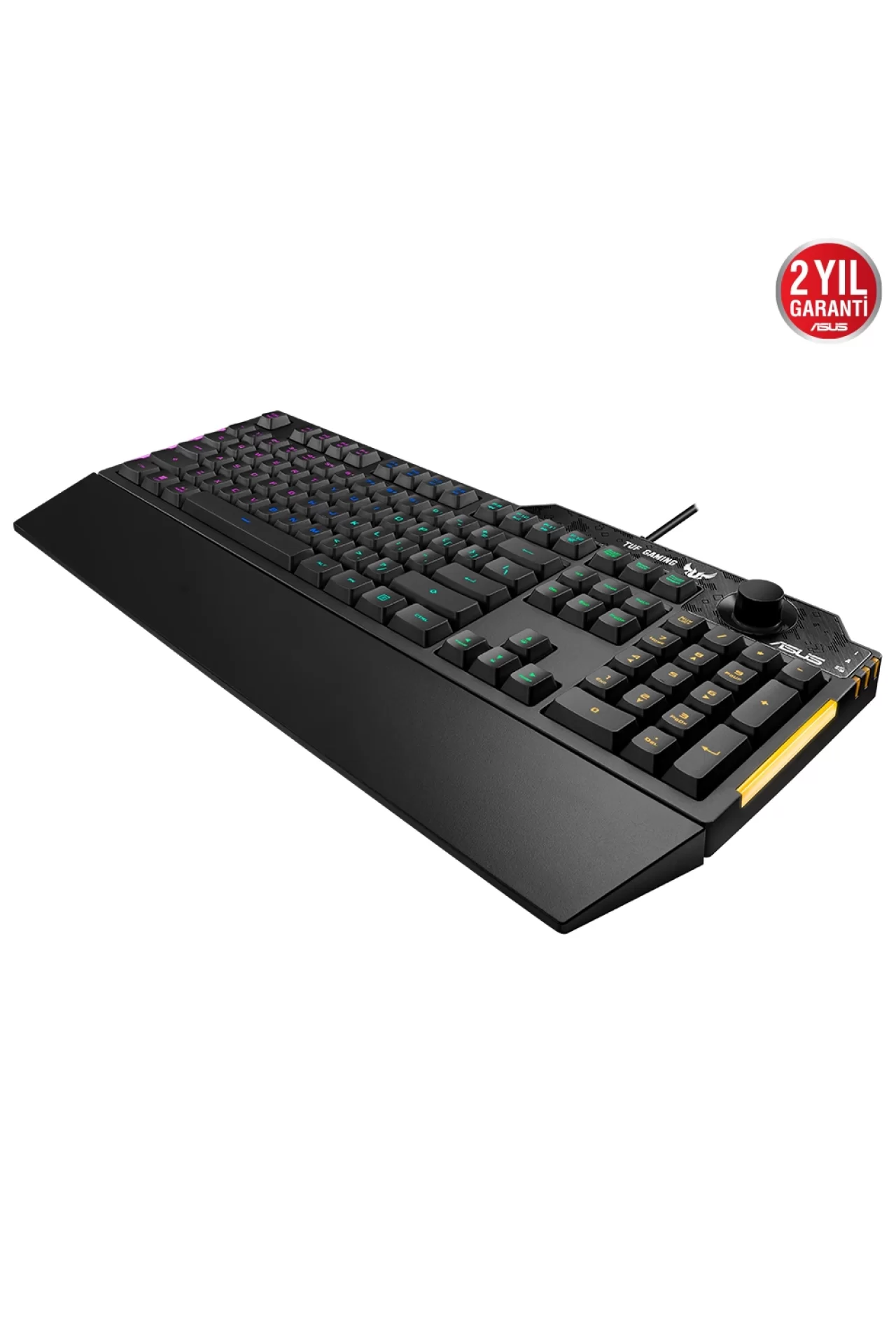 Asus TUF Gaming K1 Mekanik Hisli Türkçe RGB Oyuncu Klavyesi (90MP01X0-BKYA00)