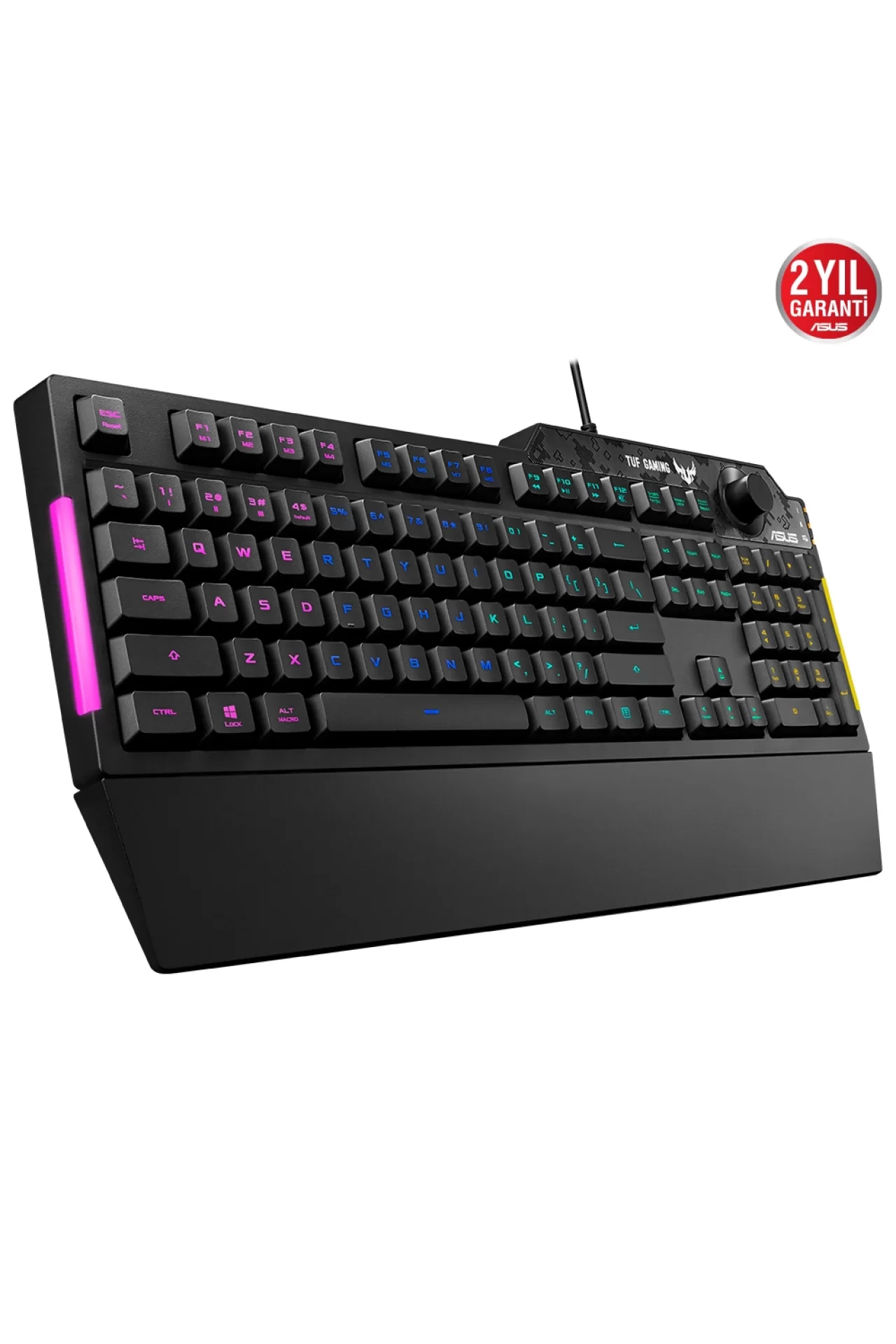 Asus TUF Gaming K1 Mekanik Hisli Türkçe RGB Oyuncu Klavyesi (90MP01X0-BKYA00)