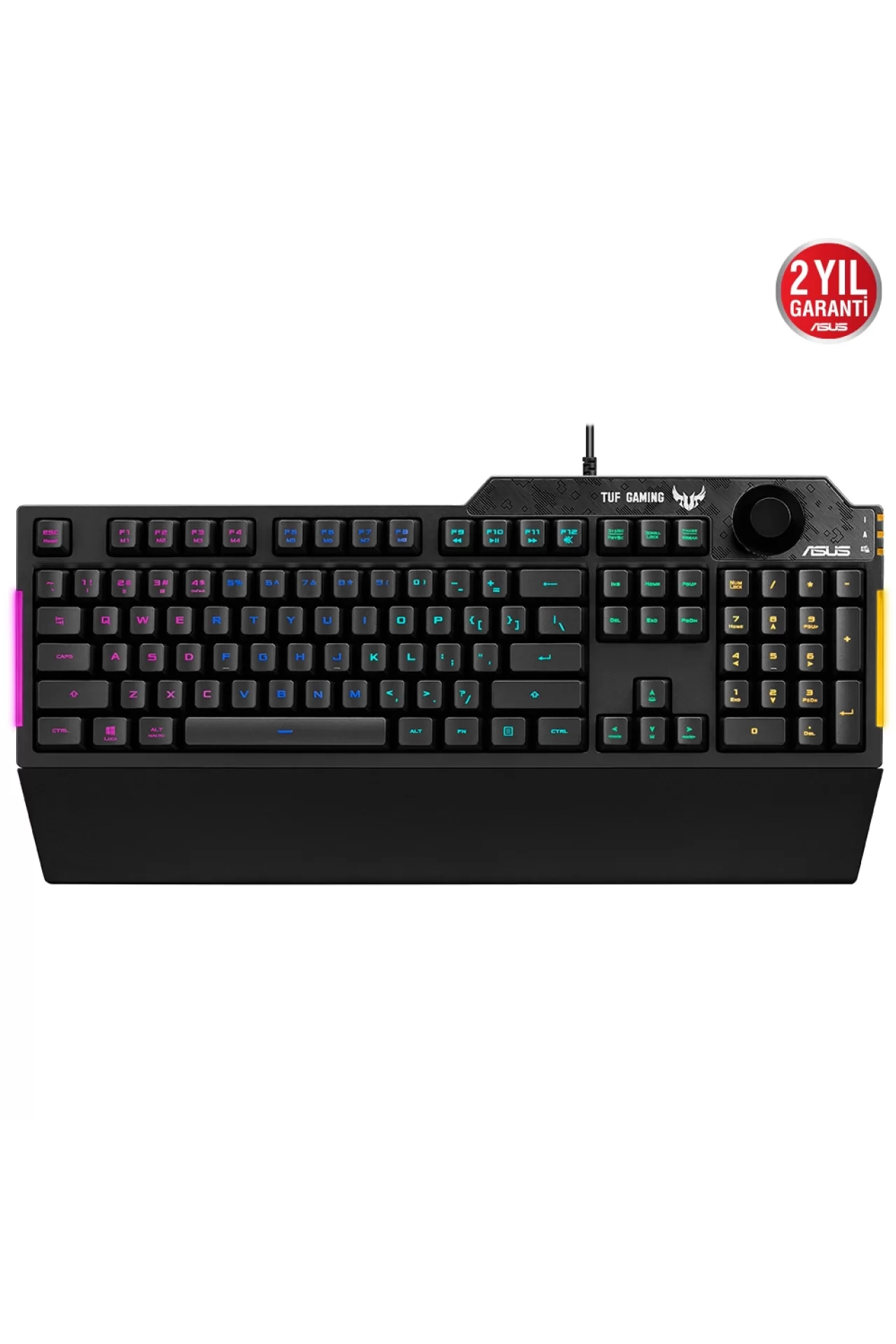 Asus TUF Gaming K1 Mekanik Hisli Türkçe RGB Oyuncu Klavyesi (90MP01X0-BKYA00)