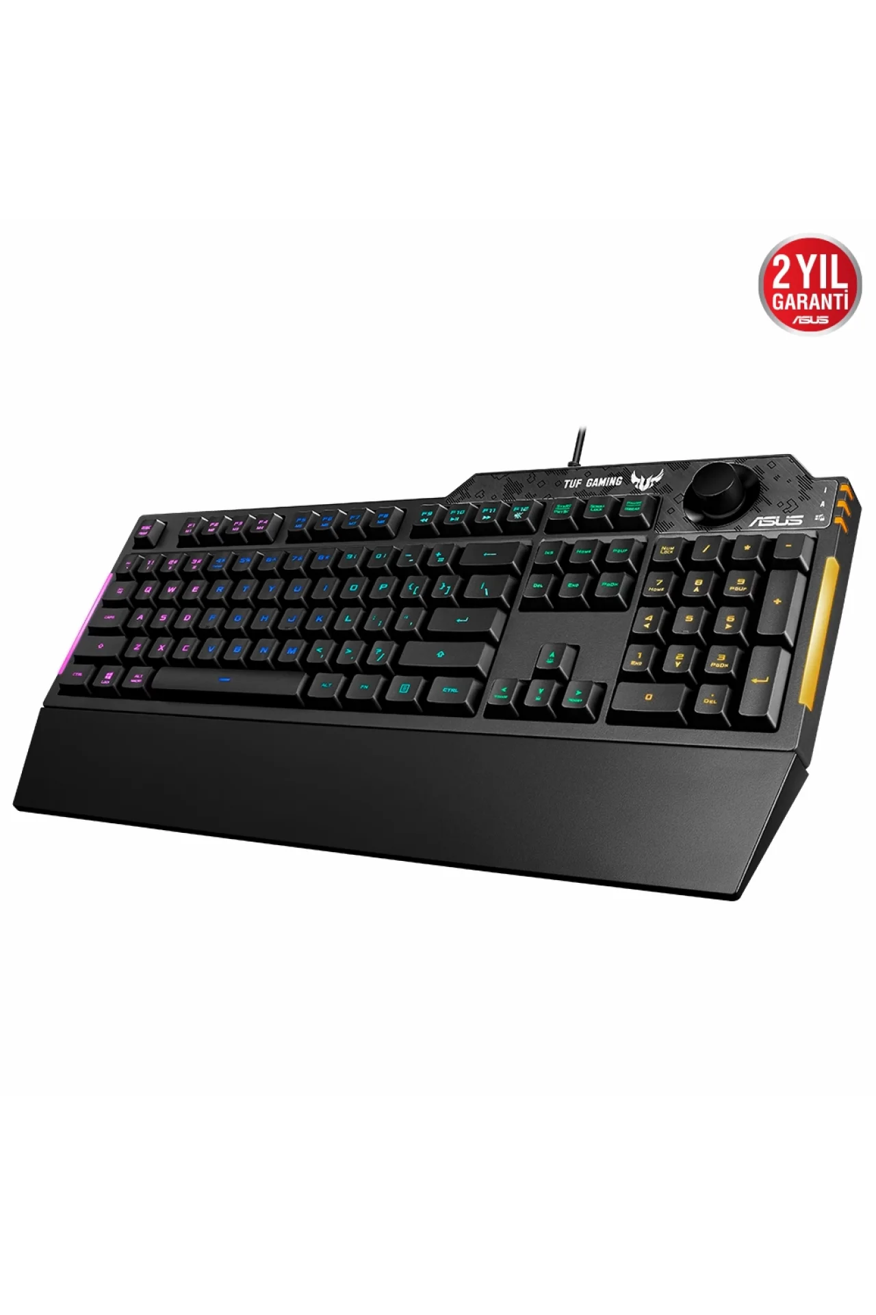 Asus TUF Gaming K1 Mekanik Hisli Türkçe RGB Oyuncu Klavyesi (90MP01X0-BKYA00)