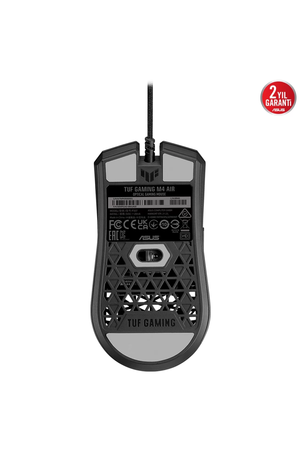 Asus TUF Gaming M4 Air Siyah Gaming Mouse