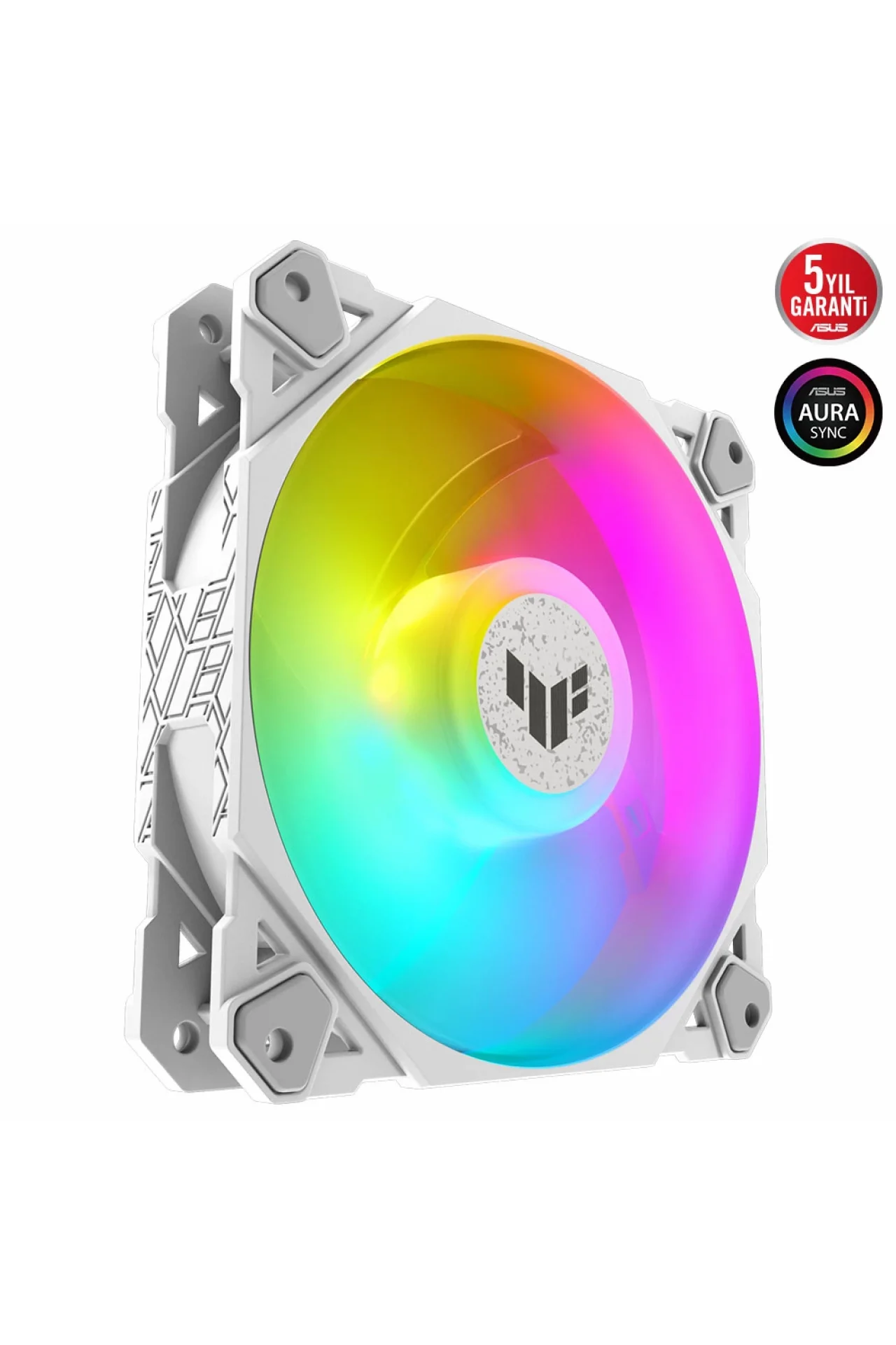 Asus TUF Gaming TF120 Beyaz ARGB Fan