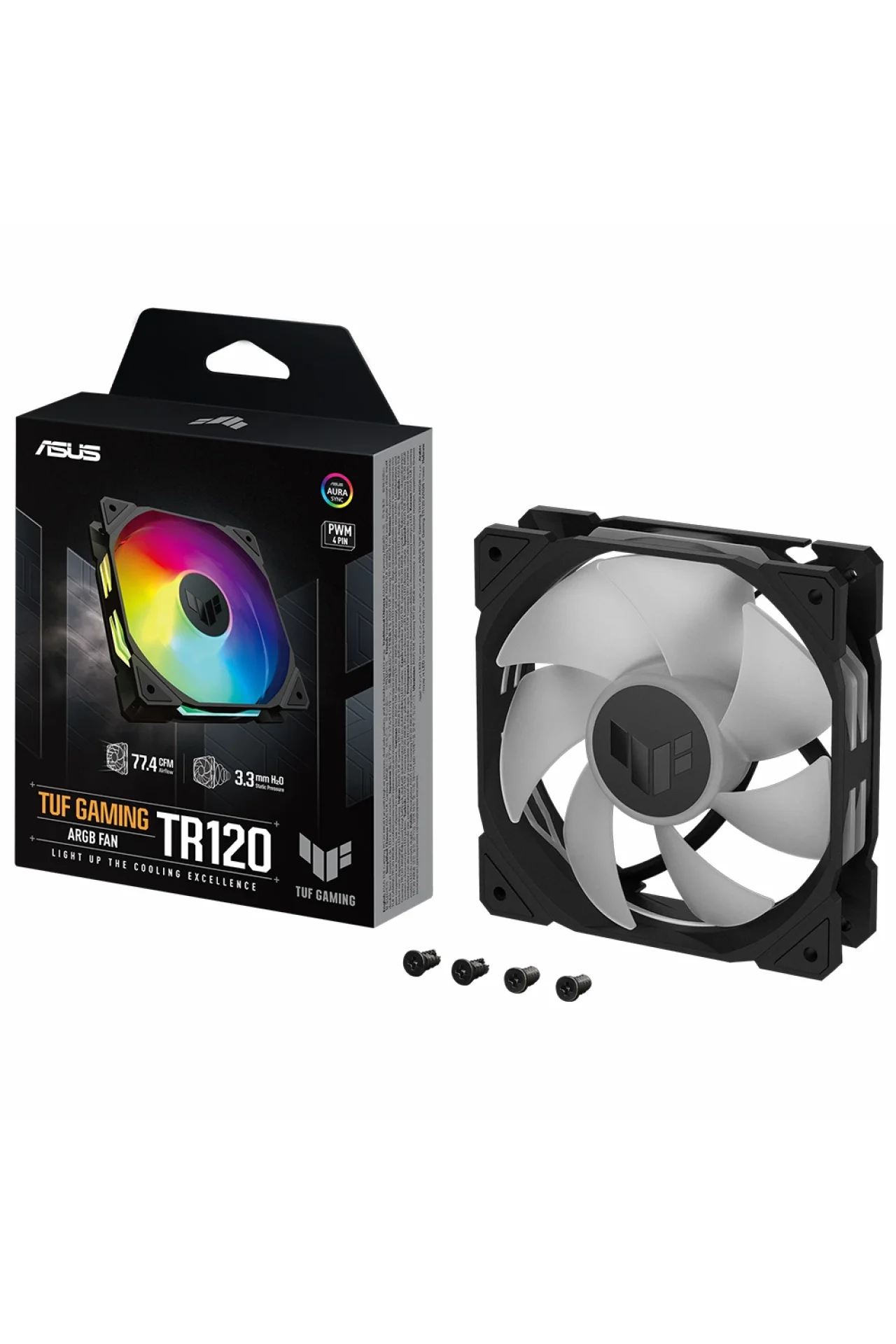Asus TUF TR120 ARGB 120mm Siyah Kasa Fanı