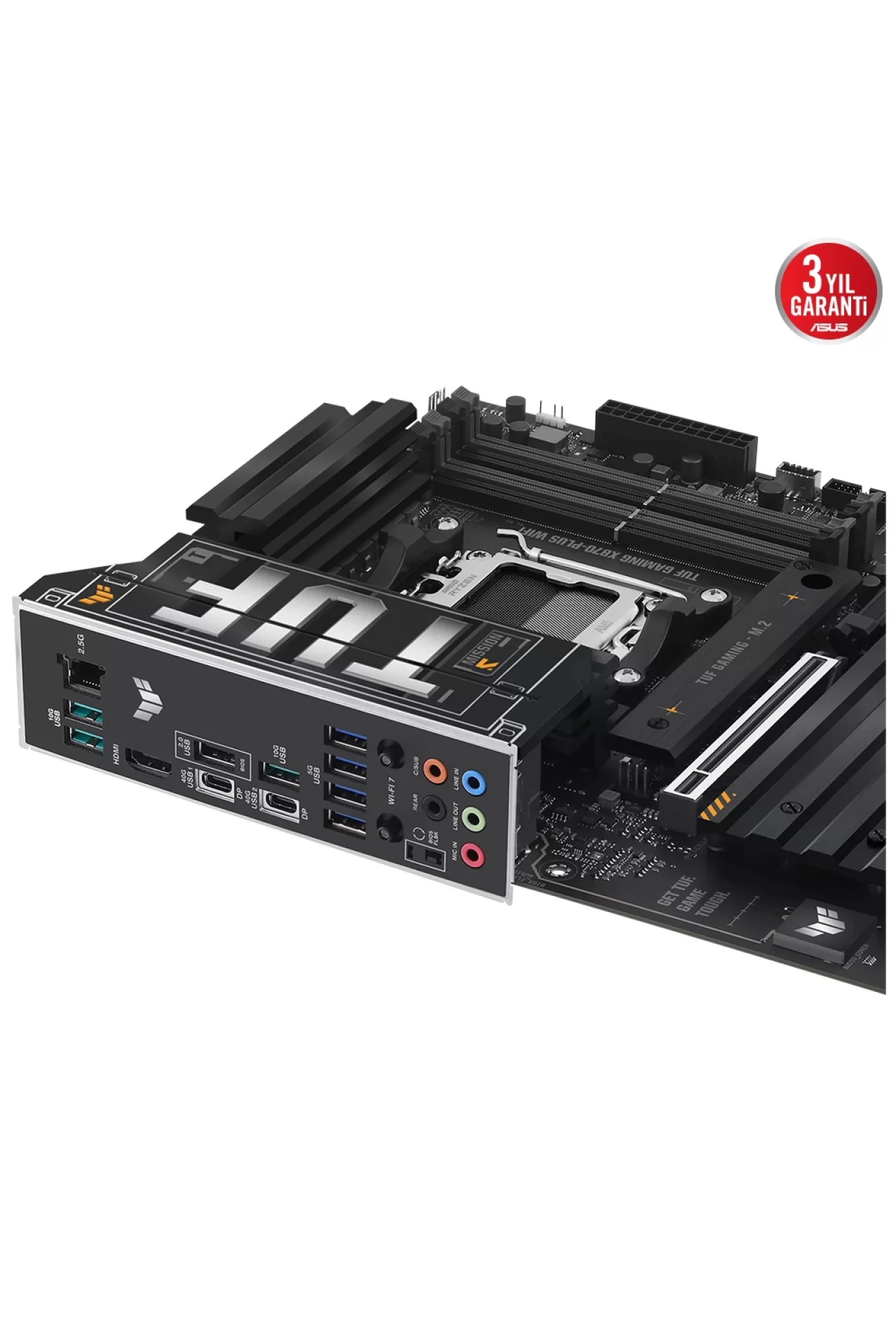 Asus TUF Gaming X870-PLUS WiFi 8000MHz(OC) DDR5 Soket AM5 M.2 HDMI ATX Anakart