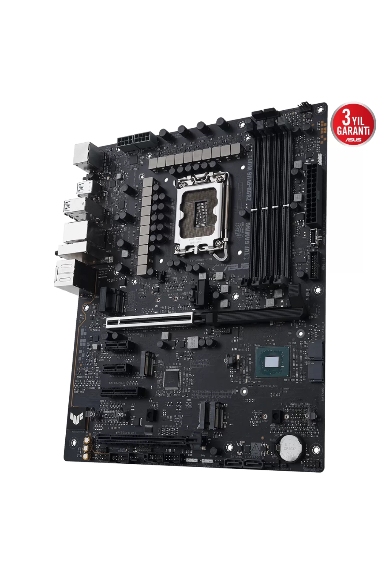 Asus TUF Gaming Z890-Plus WiFi 9066MHz (OC) DDR5 Soket LGA1851 M.2 HDMI DP ATX Anakart