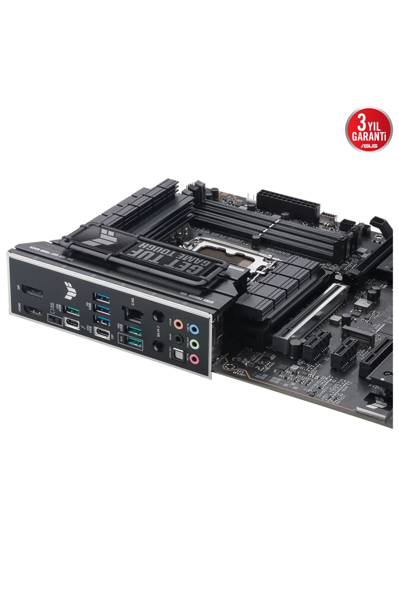 Asus TUF Gaming Z890-Plus WiFi 9066MHz (OC) DDR5 Soket LGA1851 M.2 HDMI DP ATX Anakart