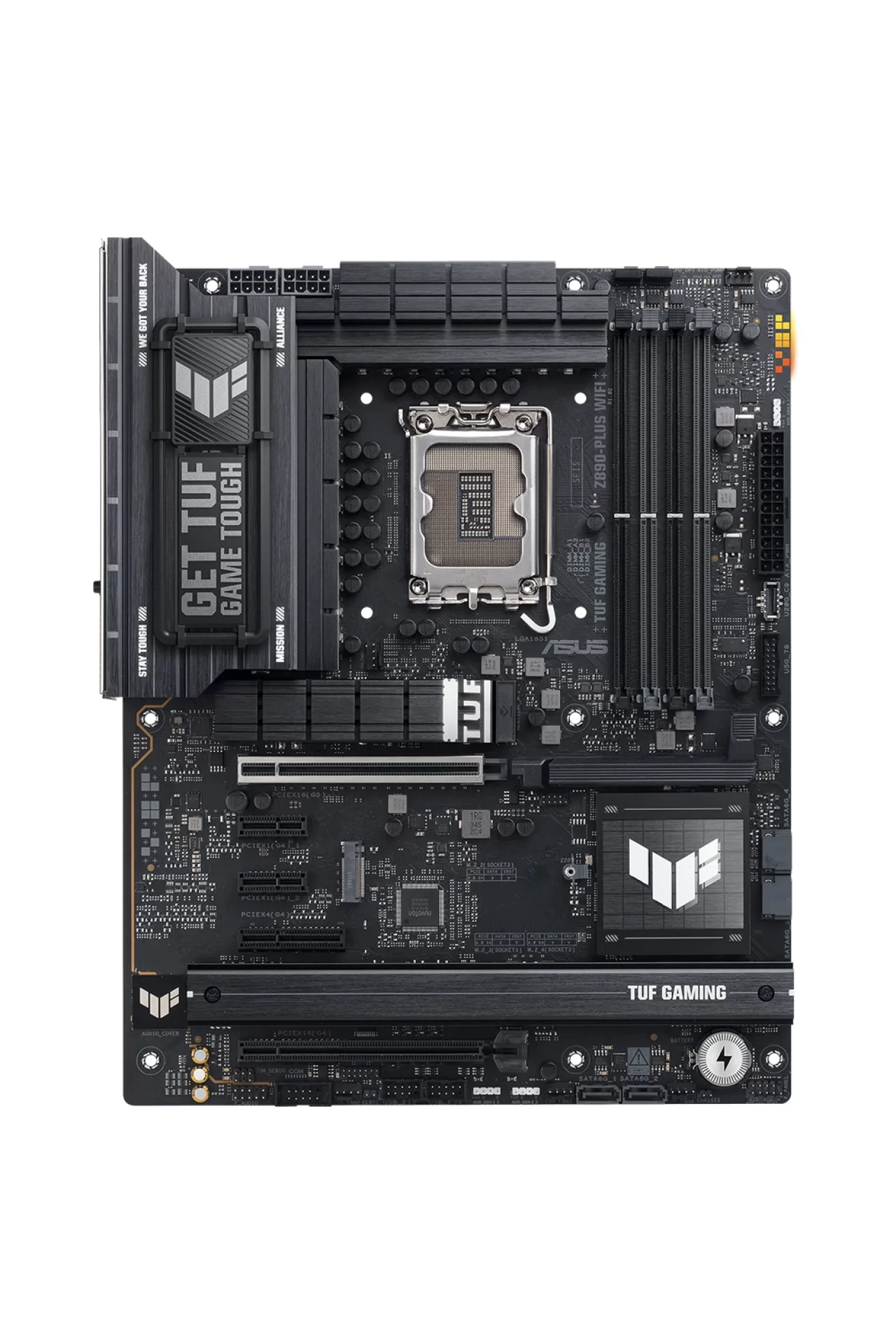 Asus TUF Gaming Z890-Plus WiFi 9066MHz (OC) DDR5 Soket LGA1851 M.2 HDMI DP ATX Anakart