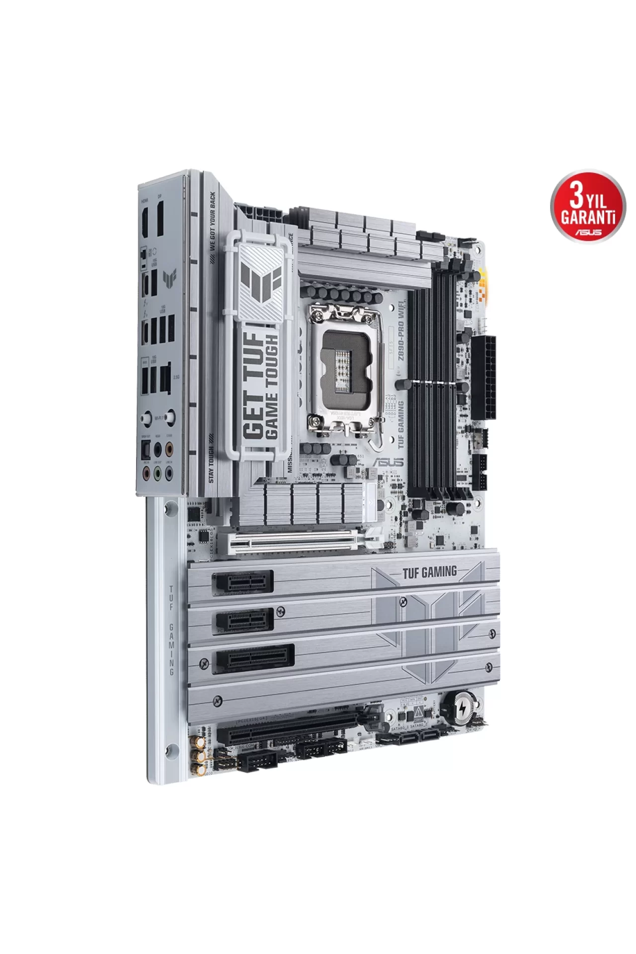 Asus TUF Gaming Z890-Pro WiFi 9066MHz (OC) DDR5 Soket LGA1851 M.2 HDMI DP ATX Anakart
