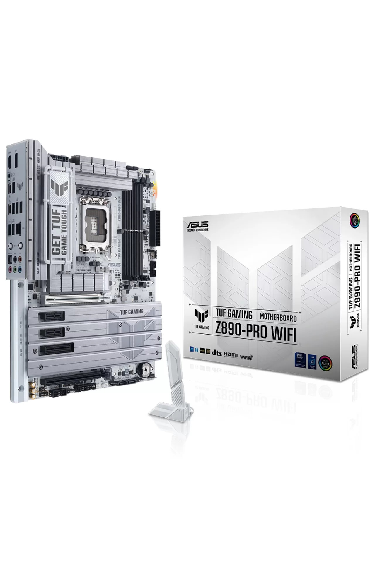 Asus TUF Gaming Z890-Pro WiFi 9066MHz (OC) DDR5 Soket LGA1851 M.2 HDMI DP ATX Anakart