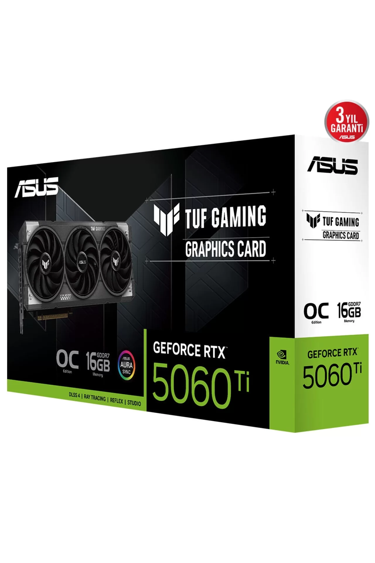 Asus TUF Gaming RTX 5060 Ti OC 16GB Ekran Kartı