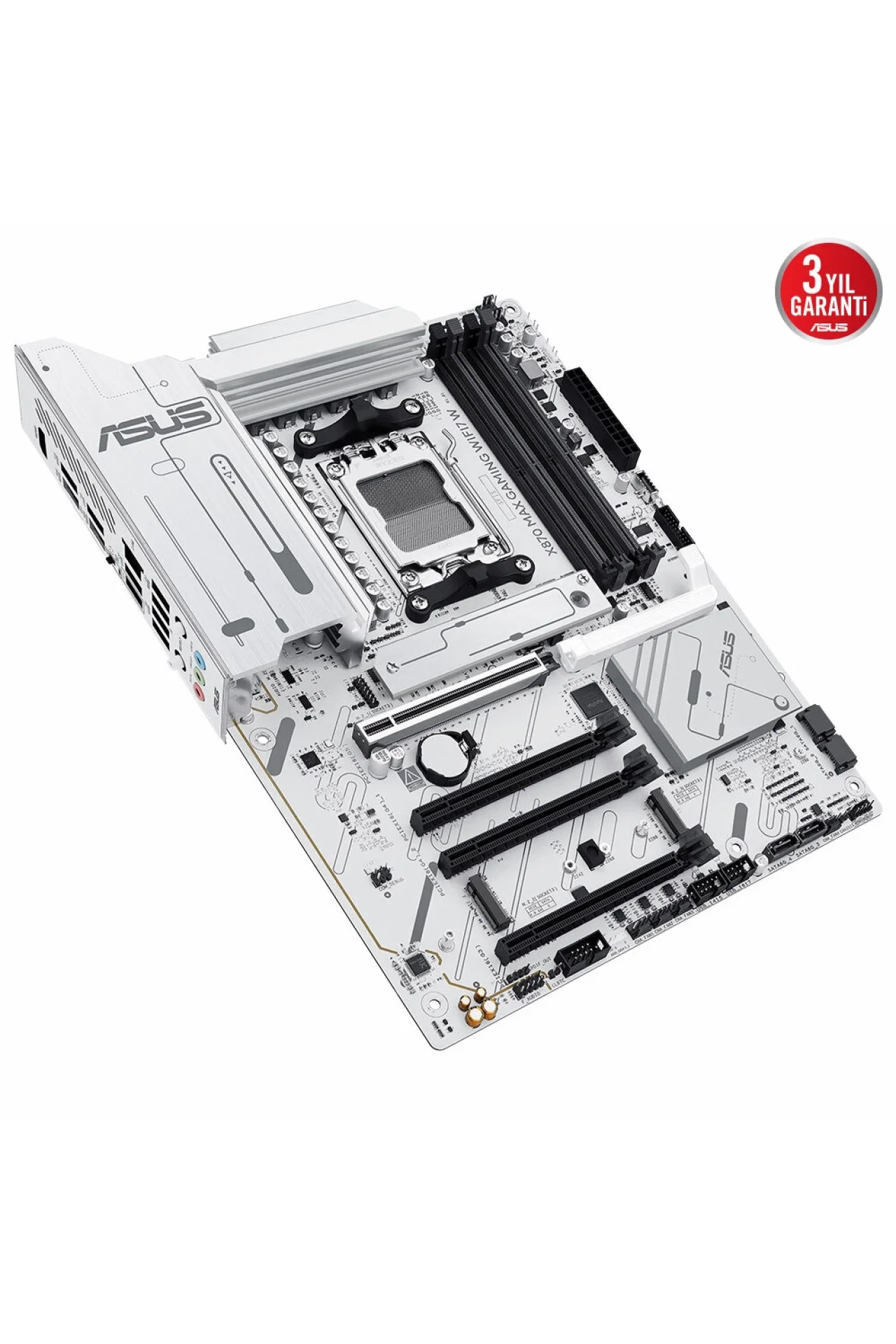 Asus X870 Max Gaming WIFI7 W 8000MHz (OC) DDR5 AM5 Soket M.2 HDMI USB4 ATX Anakart