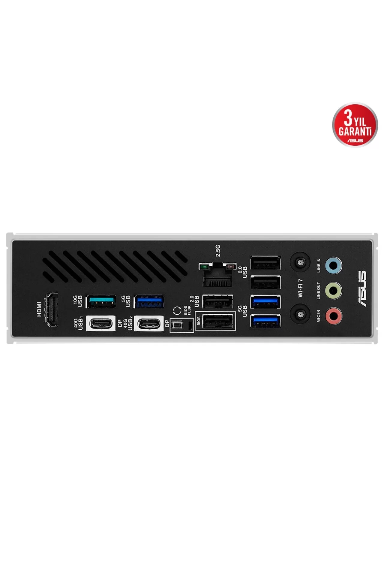 ASUS X870 Max Gaming WIFI7 8000MHz (OC) DDR5 Soket AM5 M.2 HDMI USB4 ATX Anakart