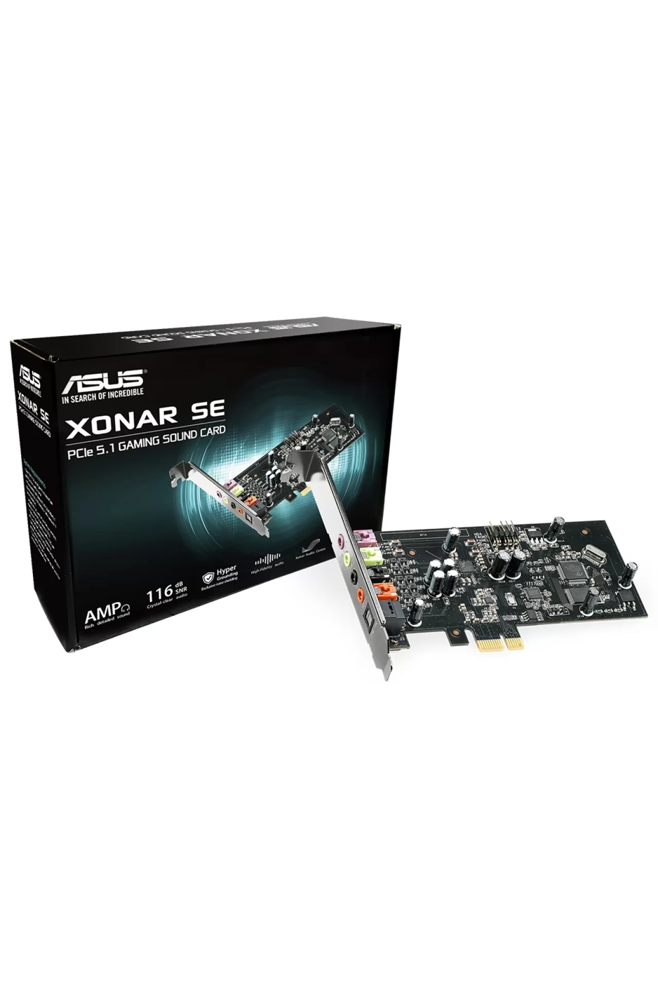 Asus Xonar SE 5.1 Kanal PCI Express Hi-Fi 300ohm 116dB Gaming Ses Kartı
