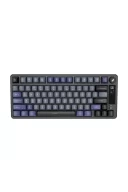 Hawk Gaming HK255 Membrane LCD RGB Kablosuz/Bluetooth Siyah Gri %75 Türkçe Gaming Klavye