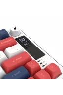 Hawk Gaming HK255 Membrane LCD RGB Kablosuz/Bluetooth Mavi Kırmızı %75 Türkçe Gaming Klavye
