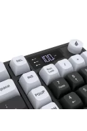 Hawk Gaming HK258 Membrane LCD RGB Kablosuz/Bluetooth Siyah Turuncu Full Türkçe Gaming Klavye