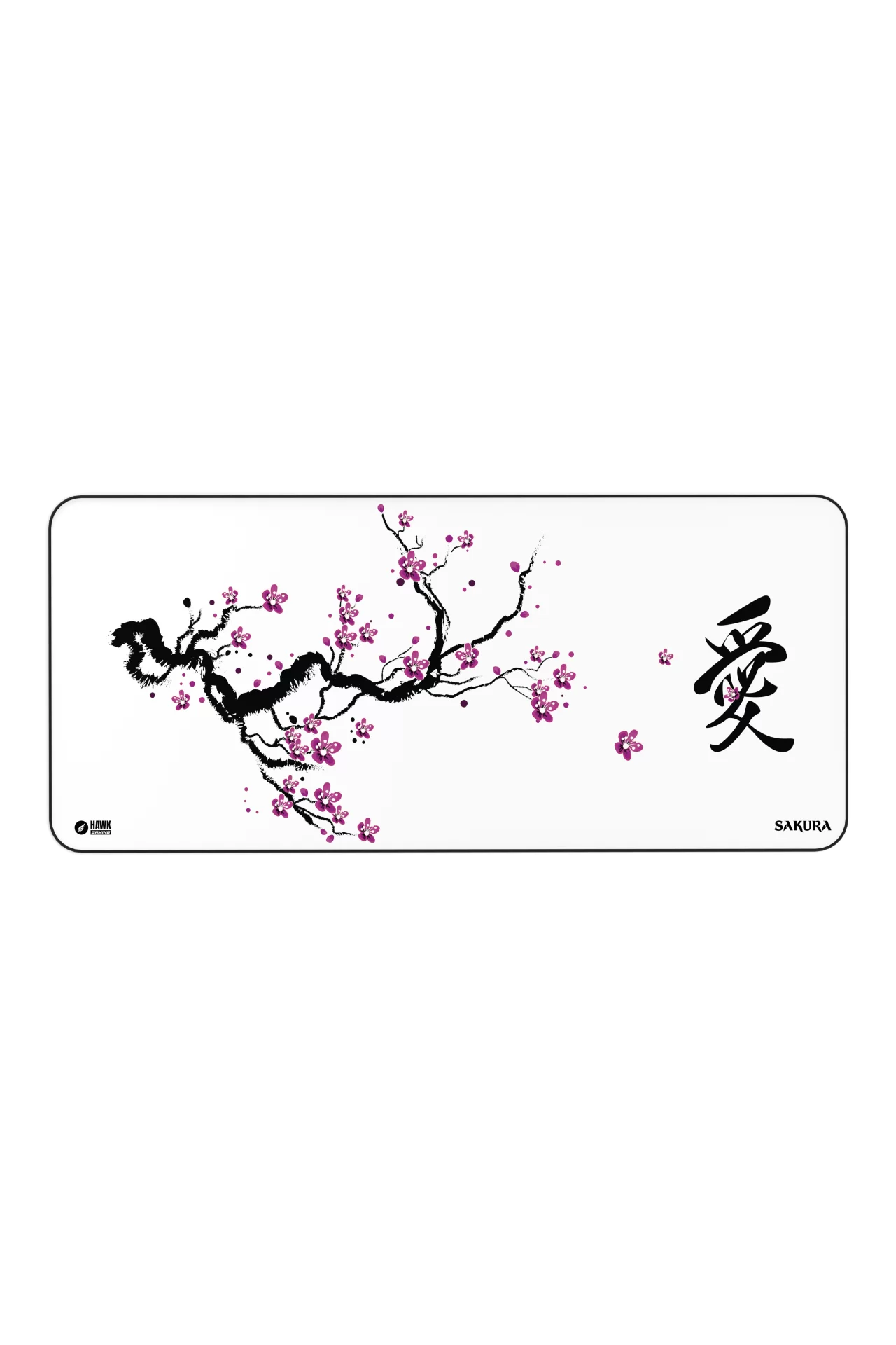 Hawk Beyaz Sakura 90x40 Mouse Pad