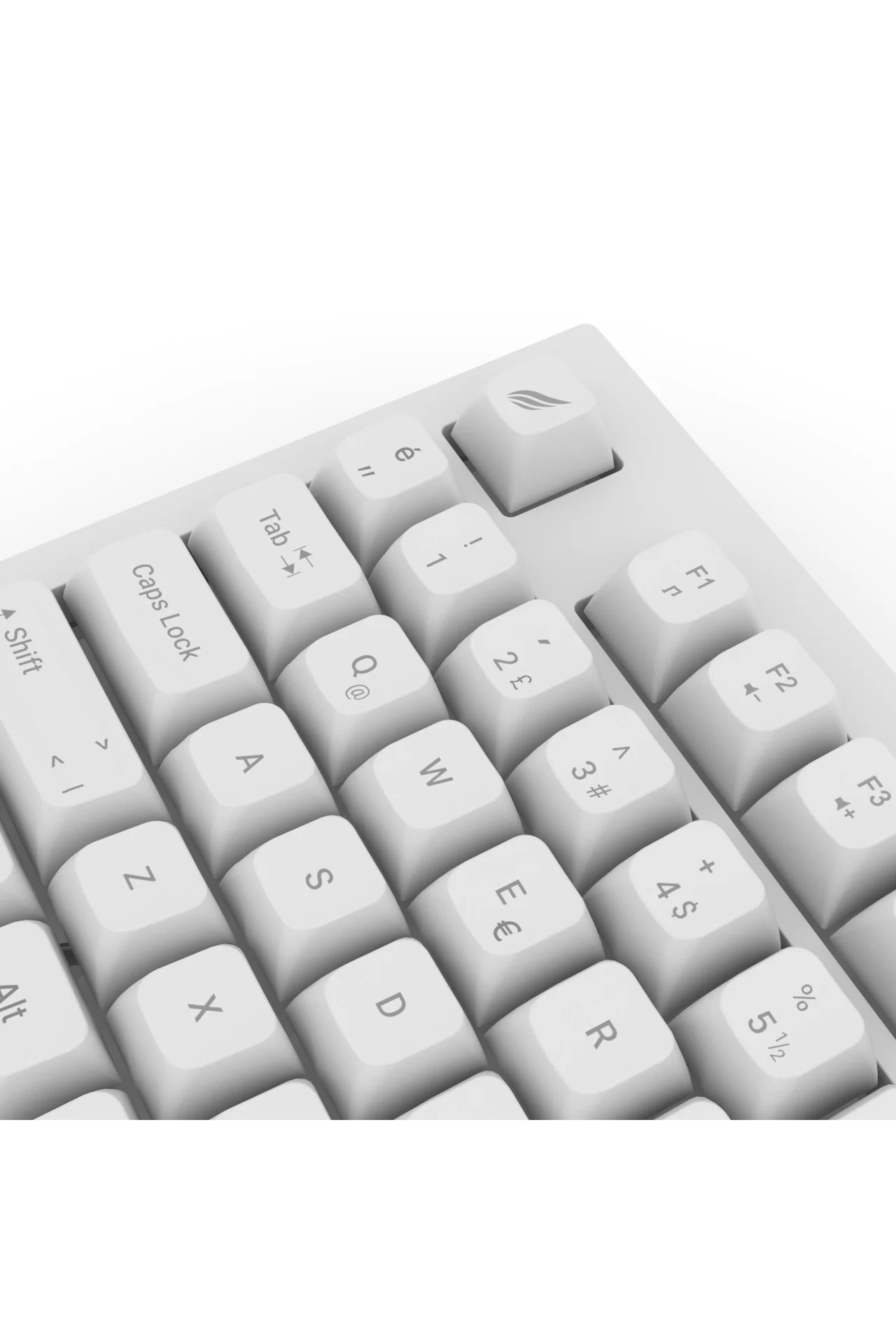 Hawk Gaming HK210 Membrane Rainbow Type C Kablolu Beyaz Full Türkçe Gaming Klavye