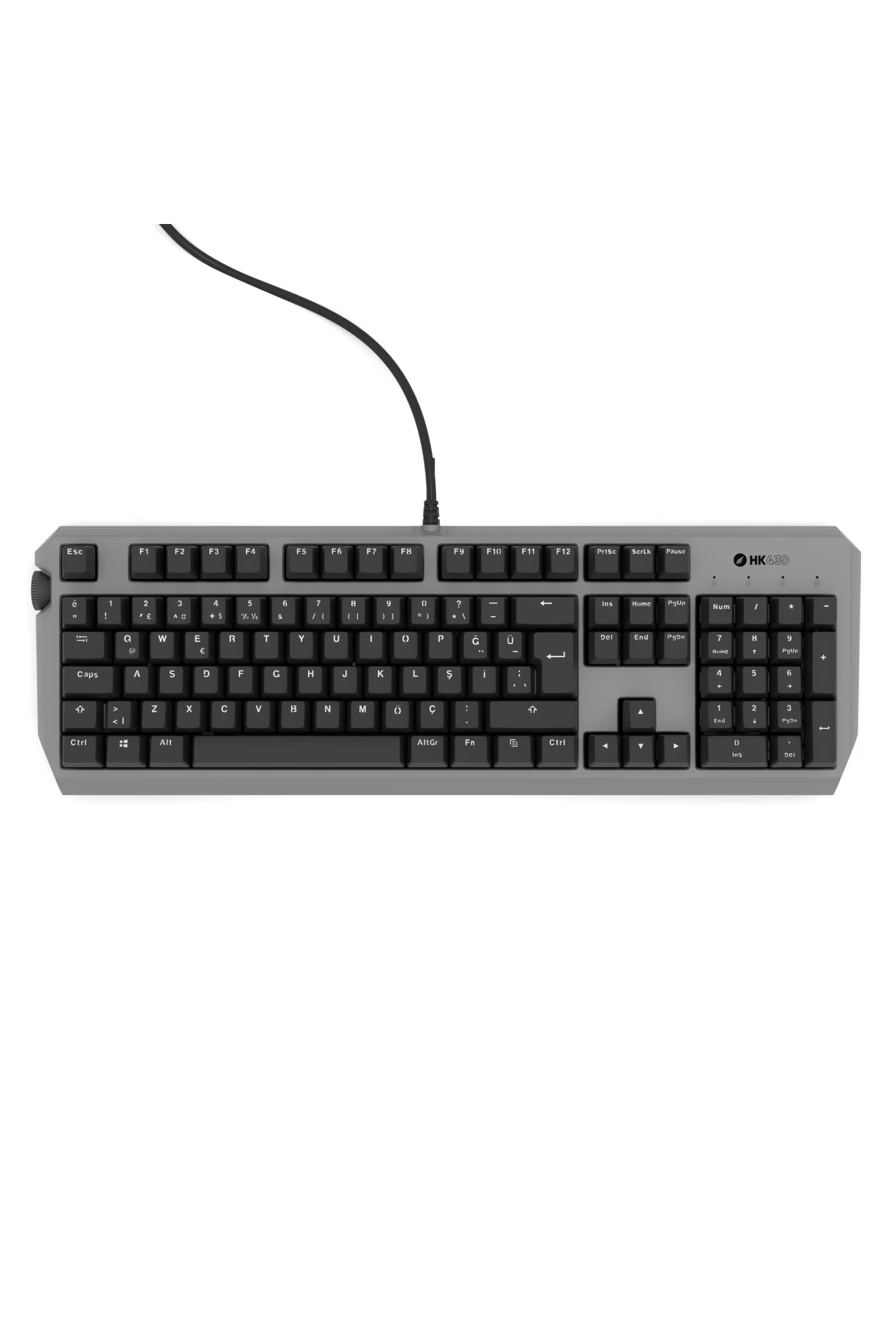 Hawk Gaming HK430 Mekanik Kırmızı Switch RGB Kablolu Metal Kasa Full Gaming Klavye