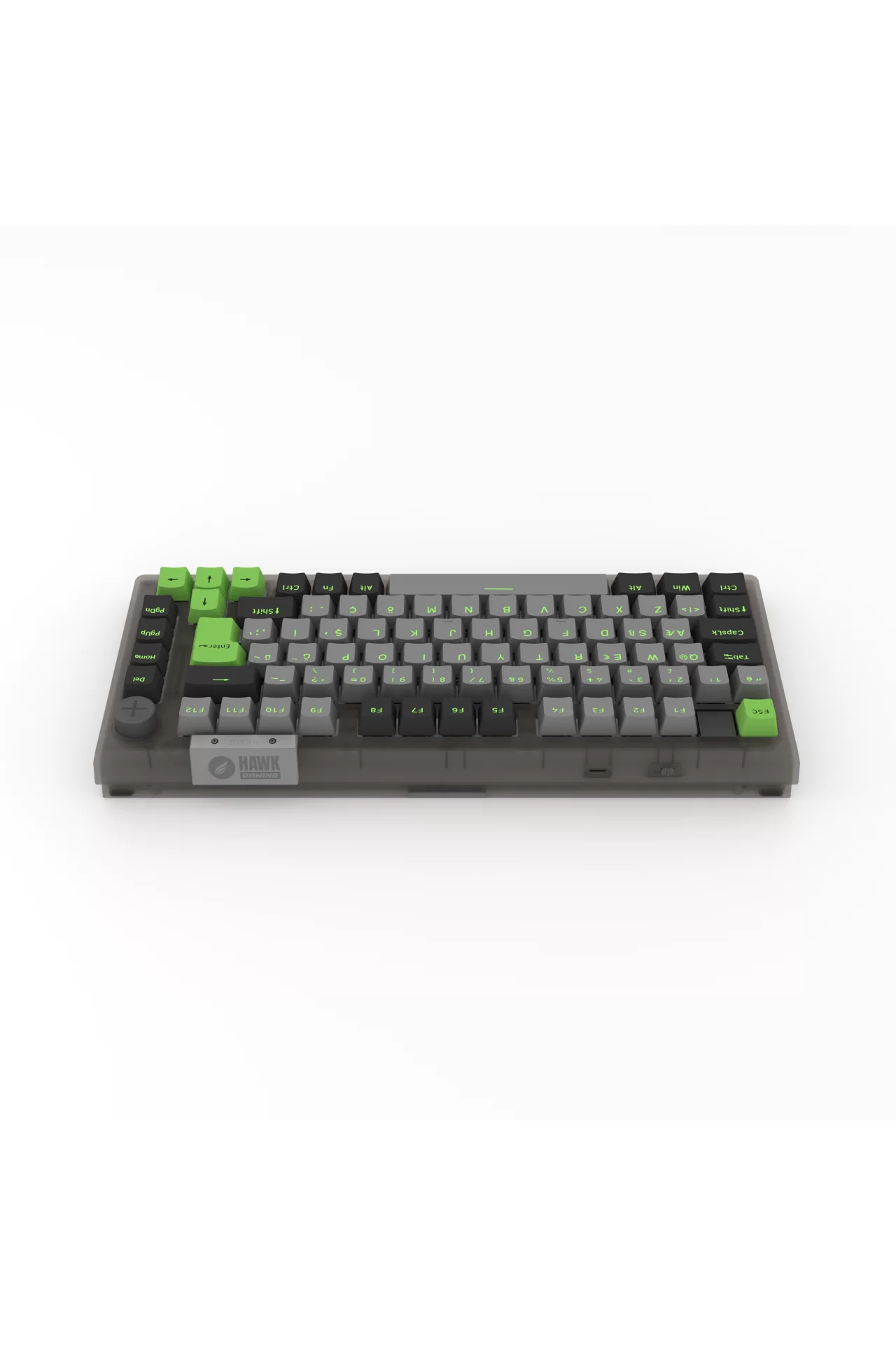 Hawk Gaming HK610 Gateron Switch RGB LCD Tri-Mode Kablosuz/Bluetooth %75 Gaming Klavye