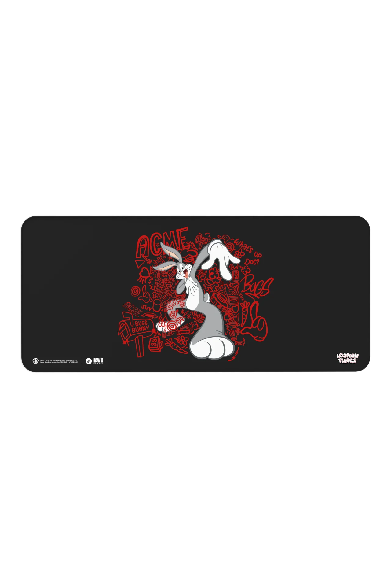 Hawk Looney Tunes Bugs Bunny Graffiti 90x40 Mouse Pad