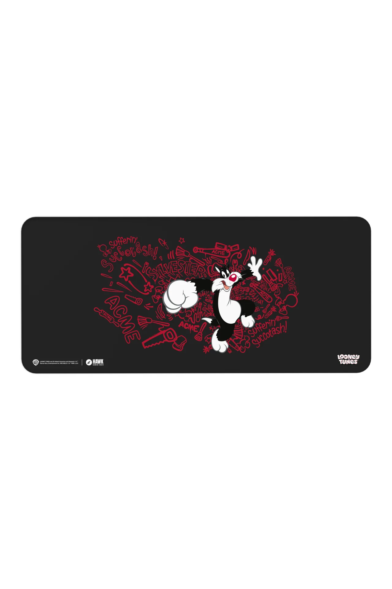 Hawk Looney Tunes Sylvester Graffiti 90x40 Mouse Pad
