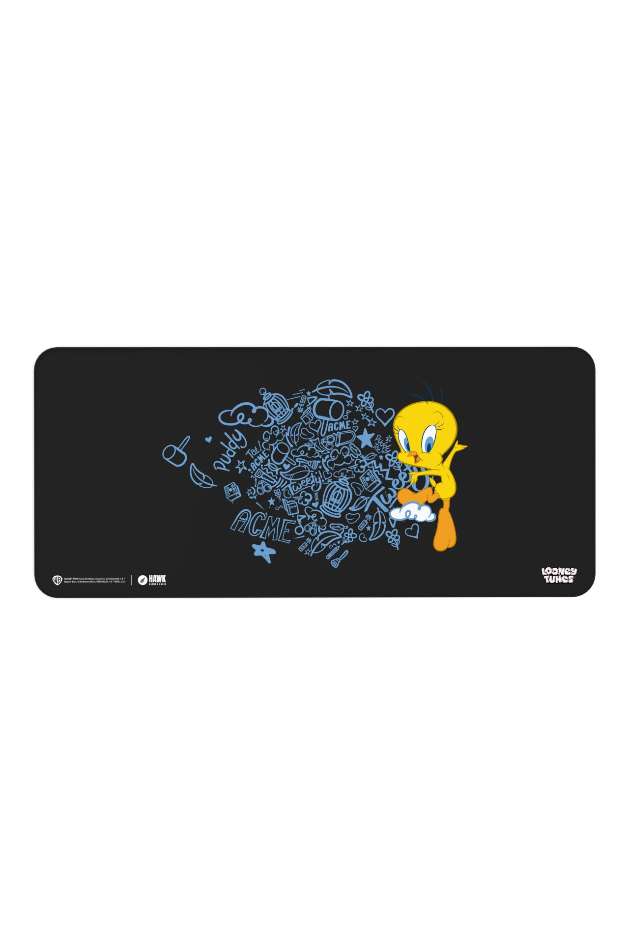 Hawk Looney Tunes Tweety Graffiti 90x40 Mouse Pad