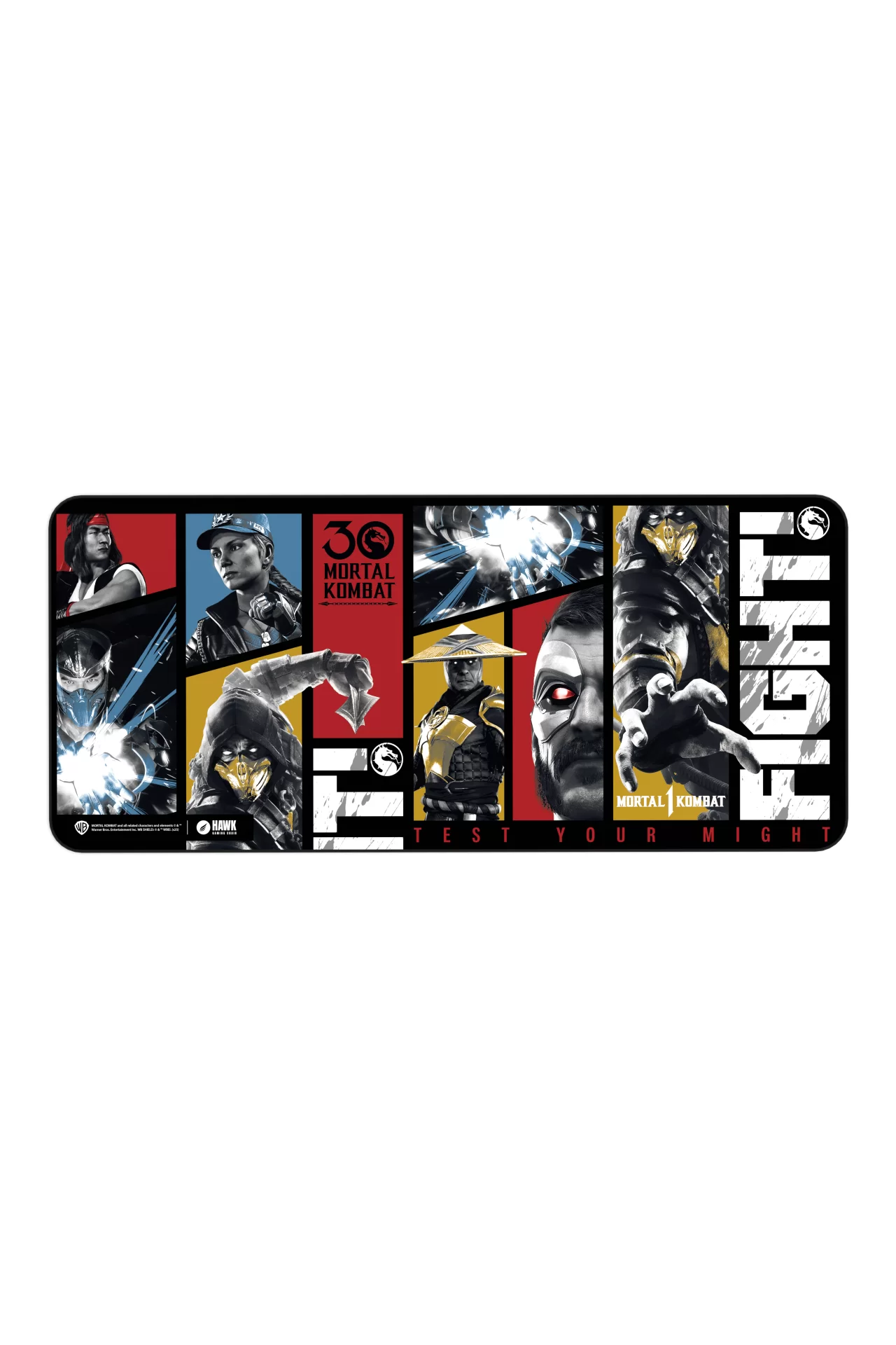 Hawk Mortal Kombat 30th Anniversary 90x40 Mouse Pad