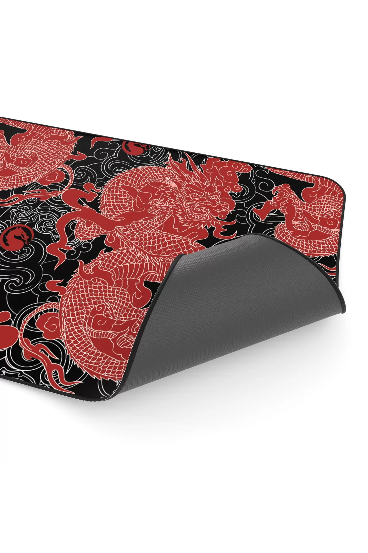 Hawk Mortal Kombat Red Dragon 90x40 Mouse Pad