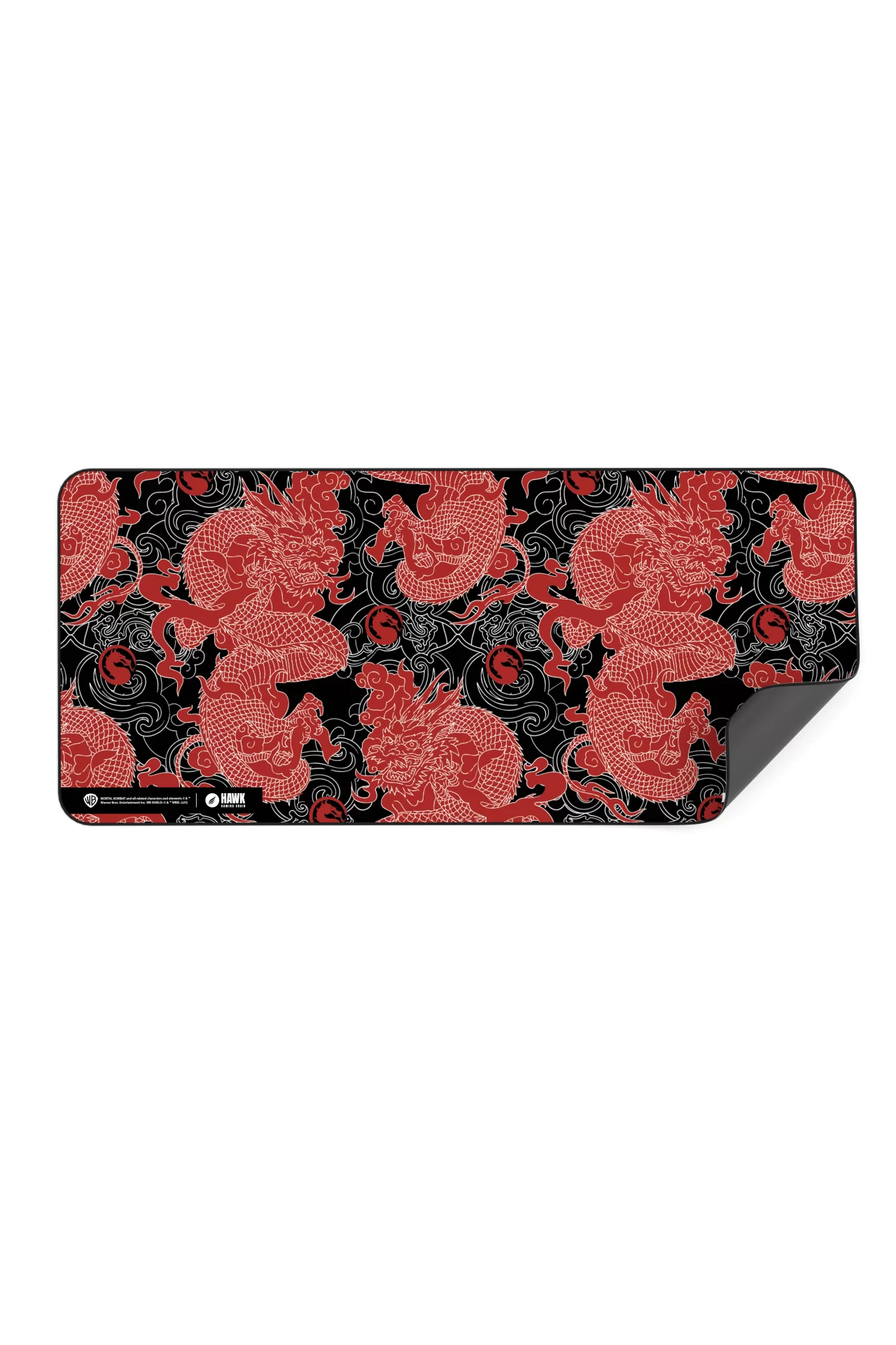 Hawk Mortal Kombat Red Dragon 90x40 Mouse Pad