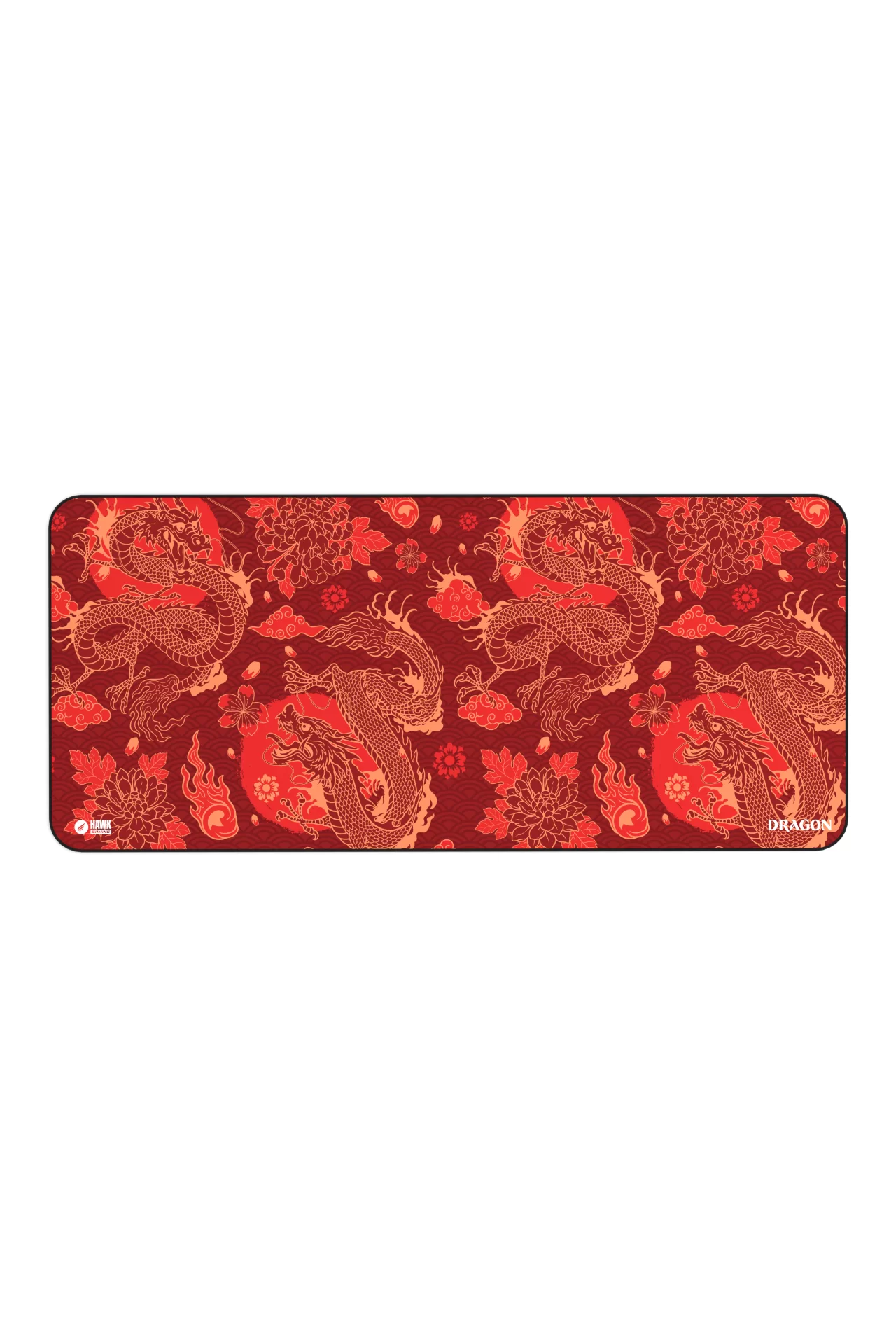 Hawk Red Dragon 90x40 Mouse Pad