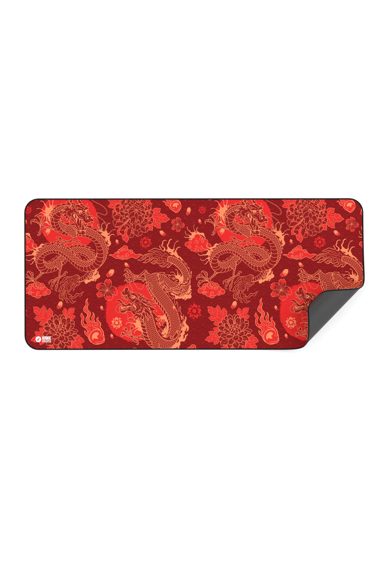 Hawk Red Dragon 90x40 Mouse Pad