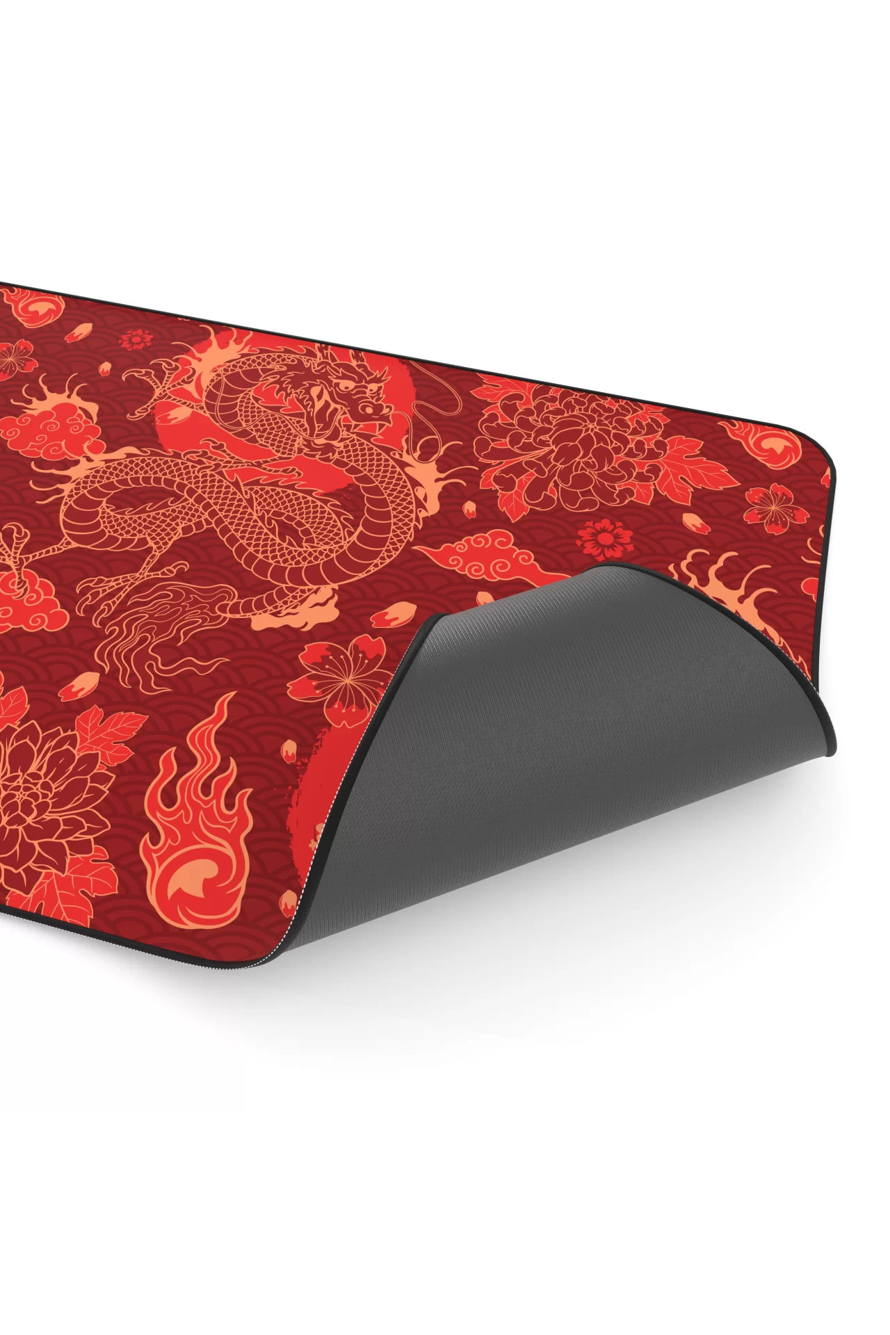 Hawk Red Dragon 90x40 Mouse Pad