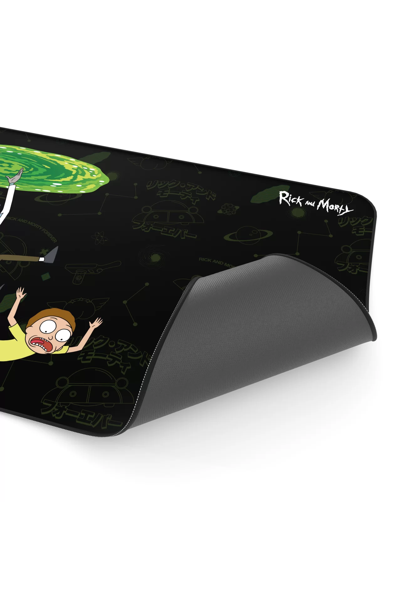 Hawk Rick And Morty Portal 90x40 Mouse Pad