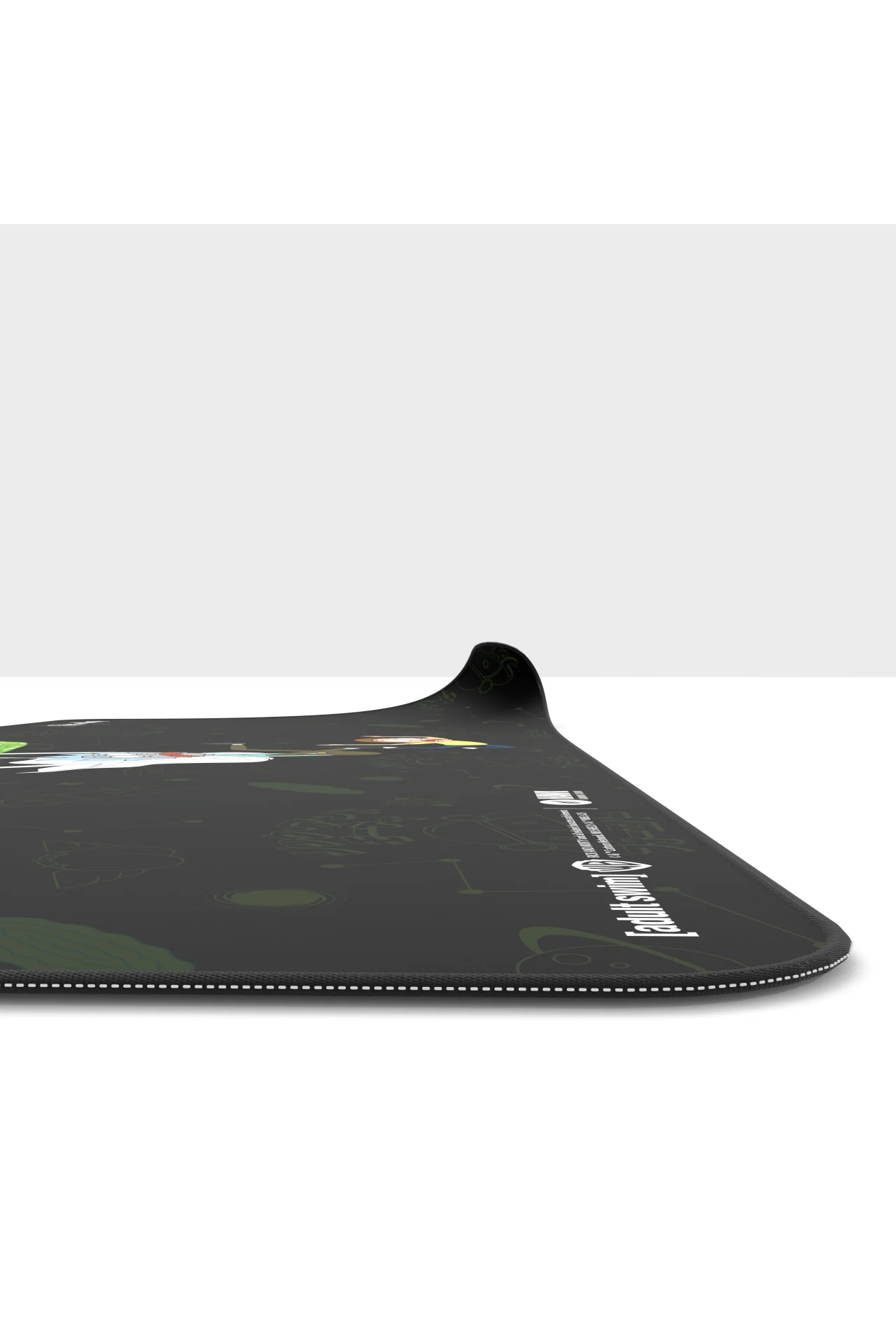 Hawk Rick And Morty Portal 90x40 Mouse Pad