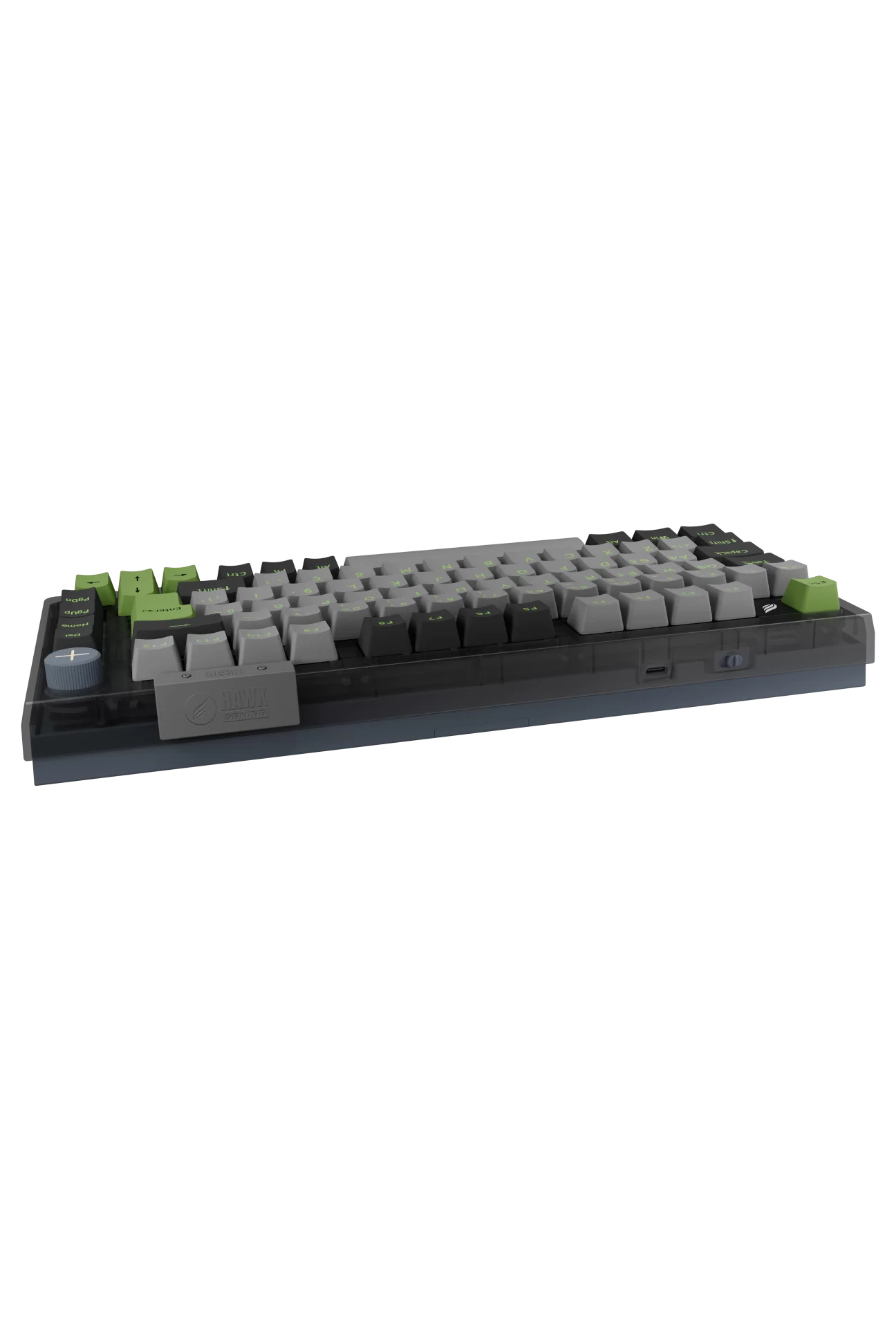 HK610 Gateron Switch RGB LCD Tri-Mode Kablosuz/Bluetooth %75 Gaming Klavye