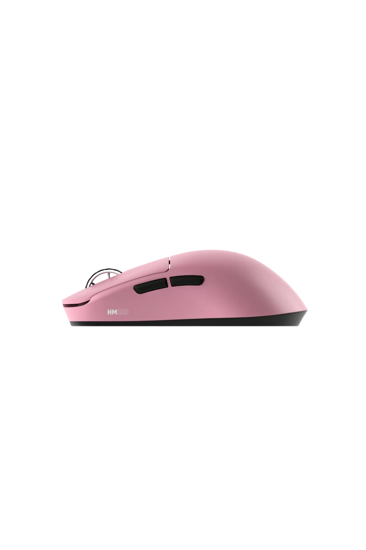 HM220 1K Hz 12000 DPI Tri-Mode Kablosuz/Bluetooth Pembe Gaming Mouse