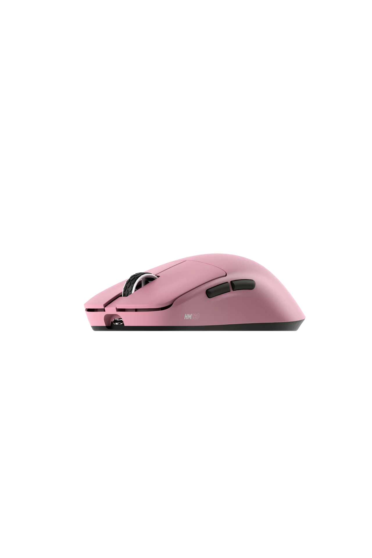 HM220 1K Hz 12000 DPI Tri-Mode Kablosuz/Bluetooth Pembe Gaming Mouse
