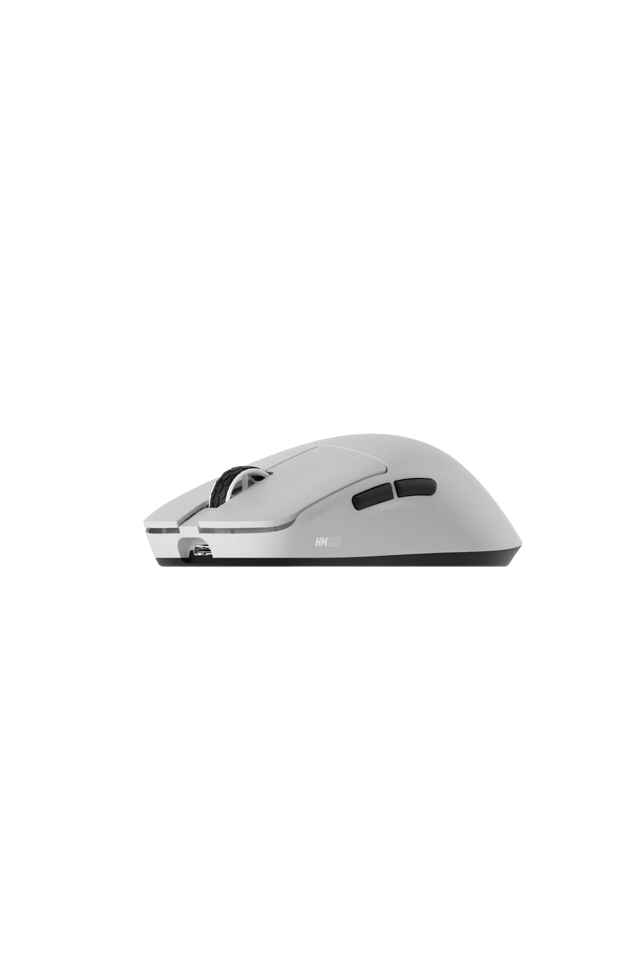 HM220 1K Hz 12000 DPI Tri-Mode Kablosuz/Bluetooth Beyaz Gaming Mouse