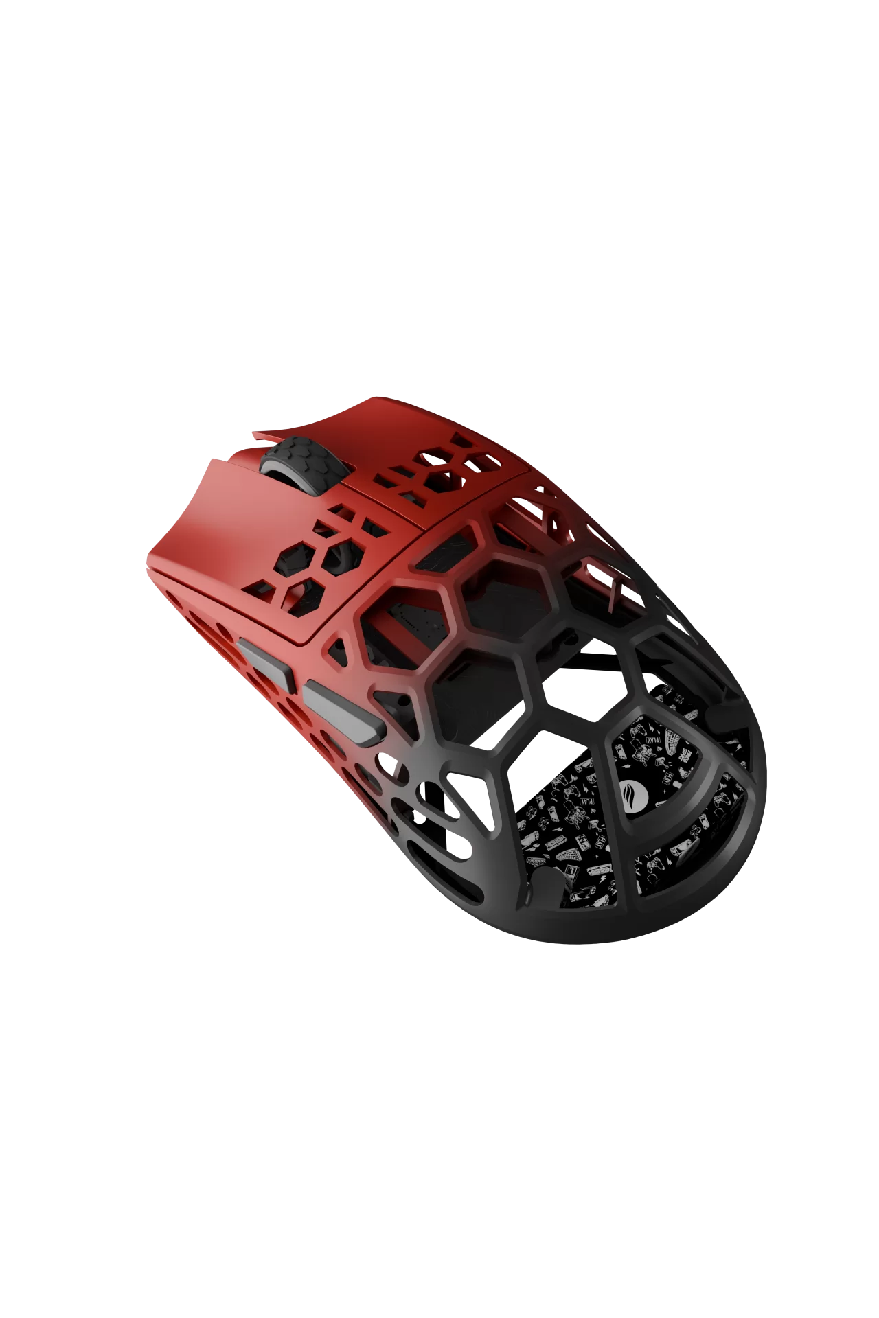 HM620 8K Hz 30000 DPI Tri-Mode Kablosuz/Bluetooth Siyah Kırmızı Gaming Mouse